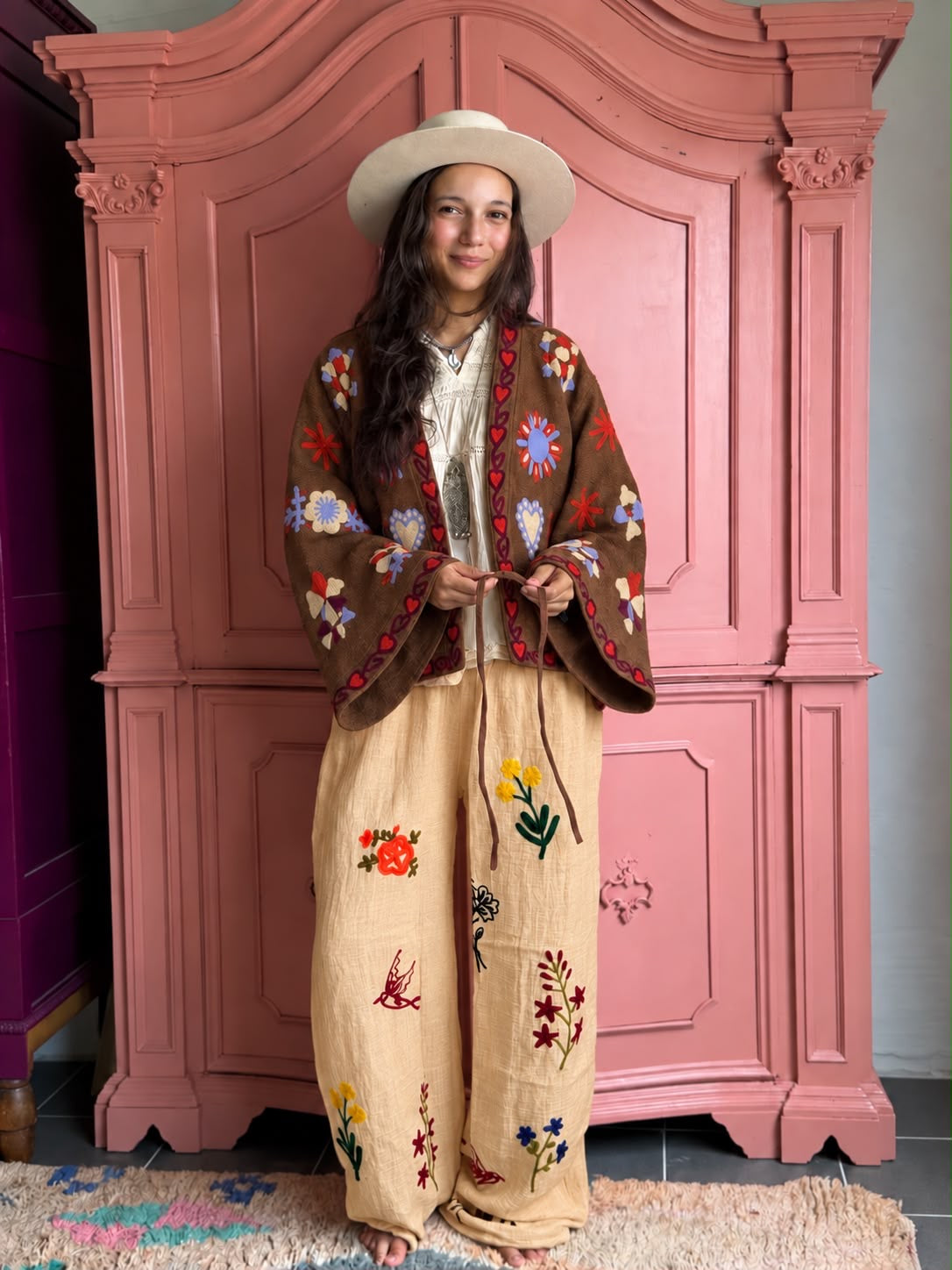 TOUT - SET OF 2 Embroidery Pants