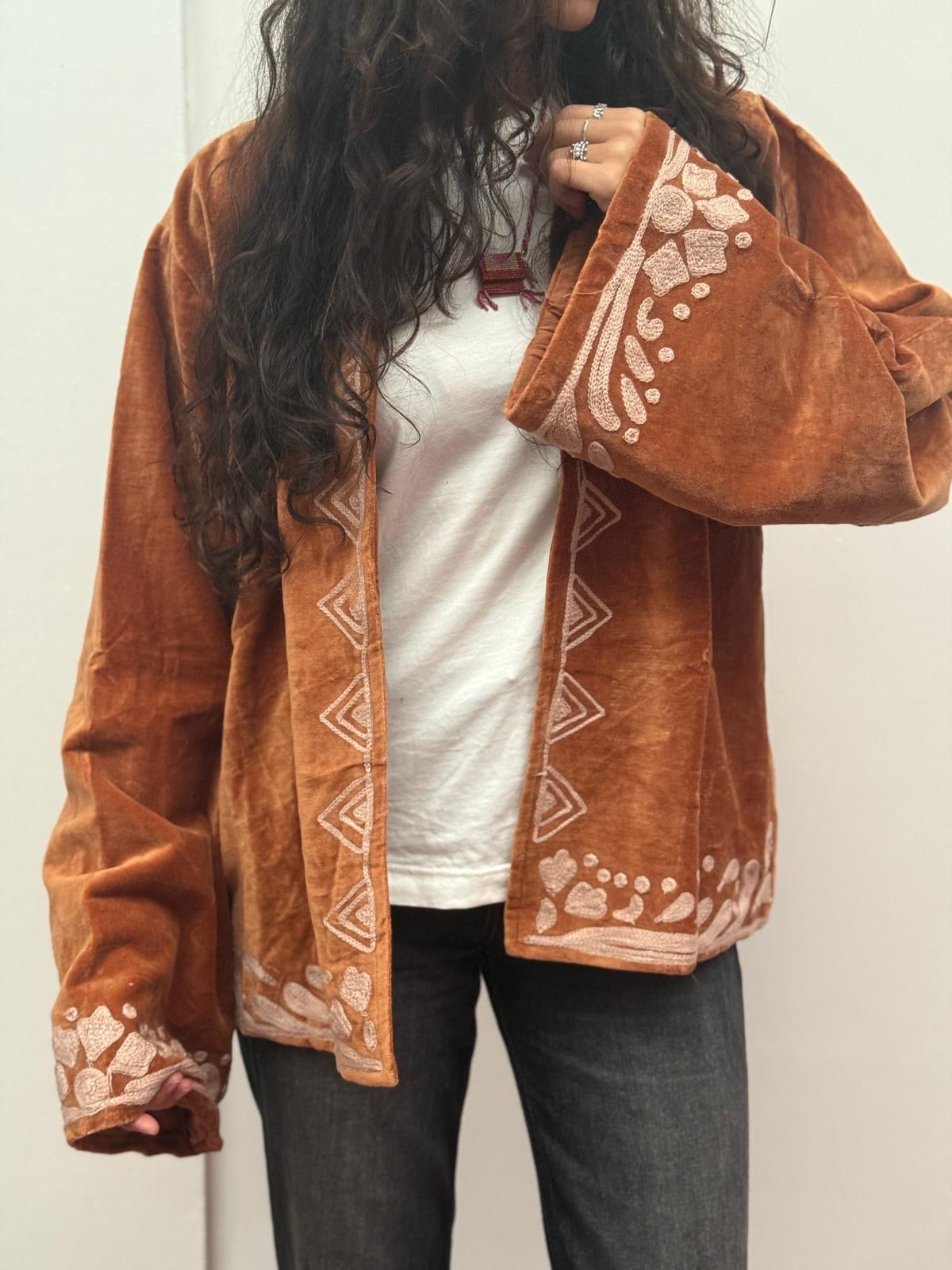 TOUT - Yasmine Jacket Velvet Brown