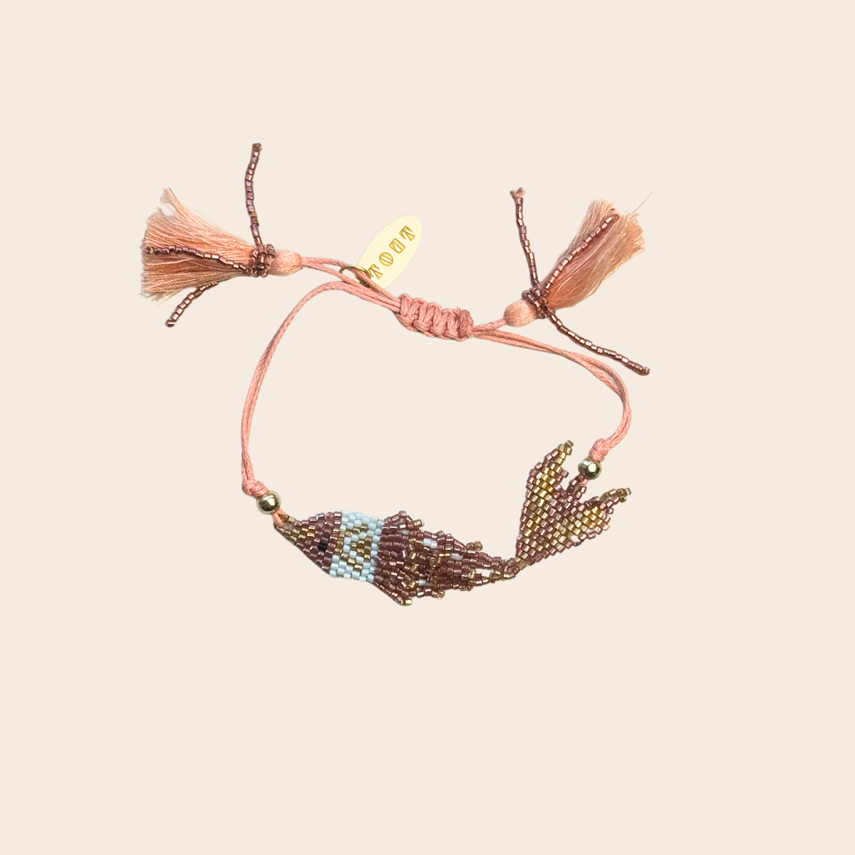 TOUT- Armband Liva Fish set van 10 incl. bandana balkje