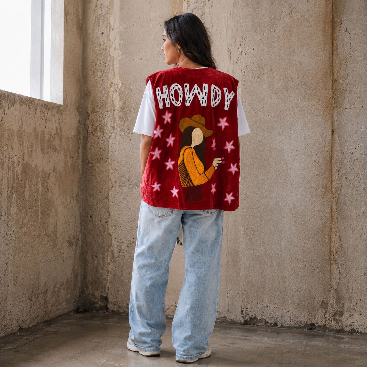 TOUT - Set of 2 Cowgirl velvet vest