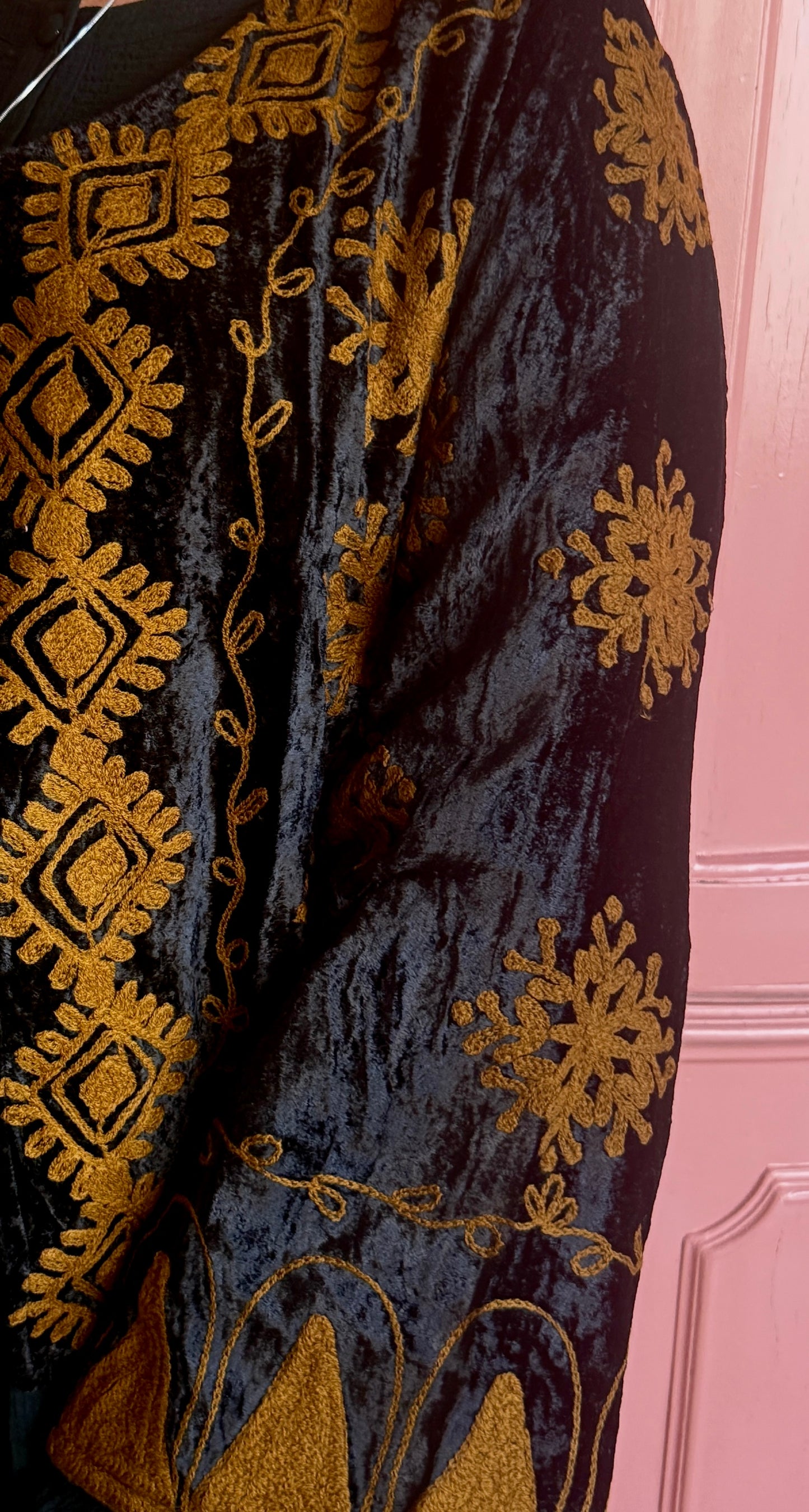 TOUT - Yasmine Jacket Silk Velvet Black