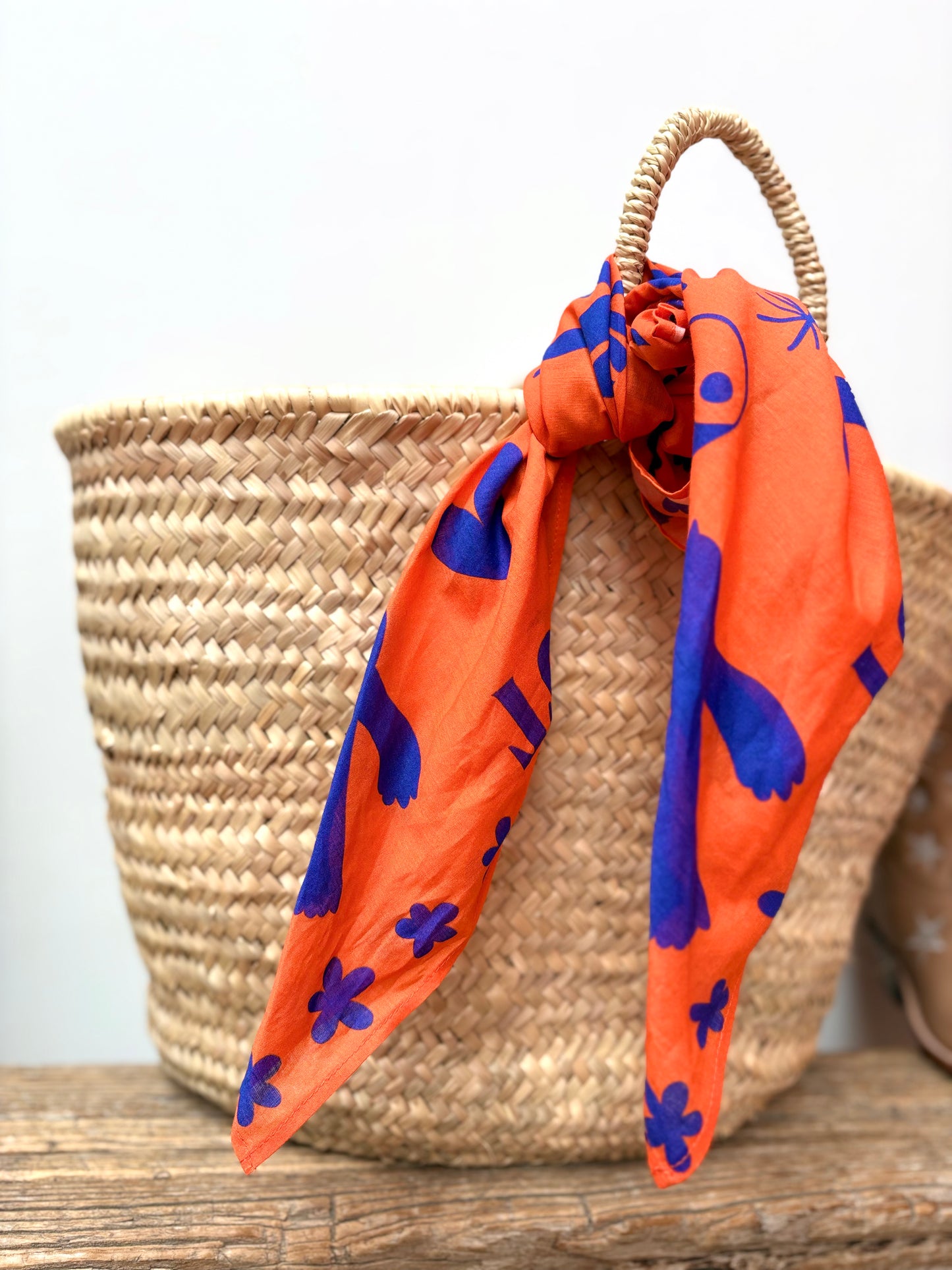 TOUT Bandana Ellis Oranje-Blauw