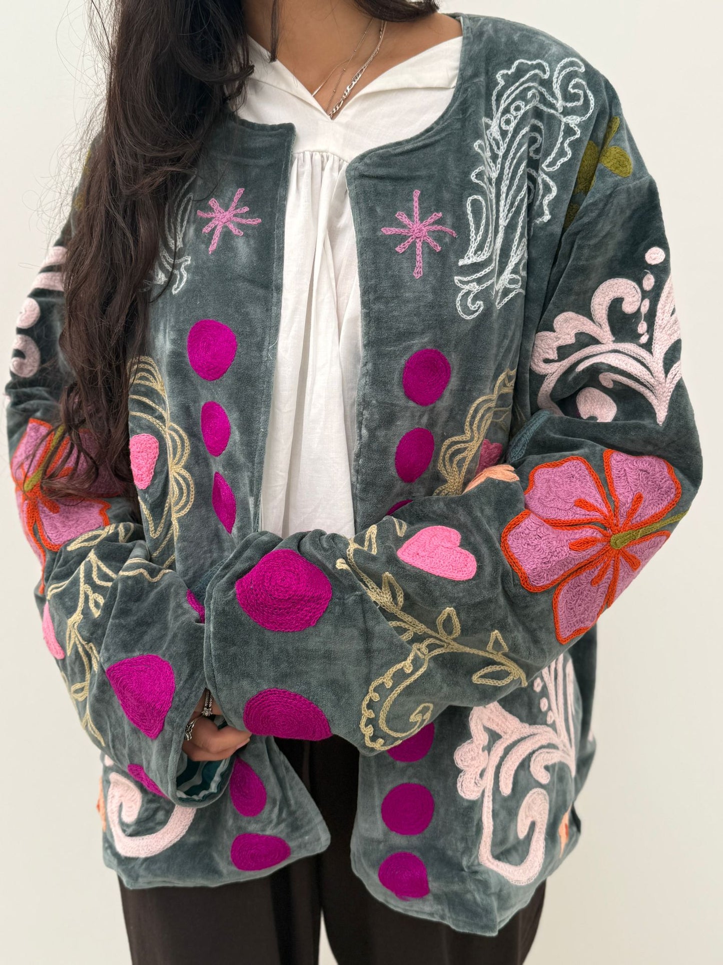 Velvet Jacket You are Loved