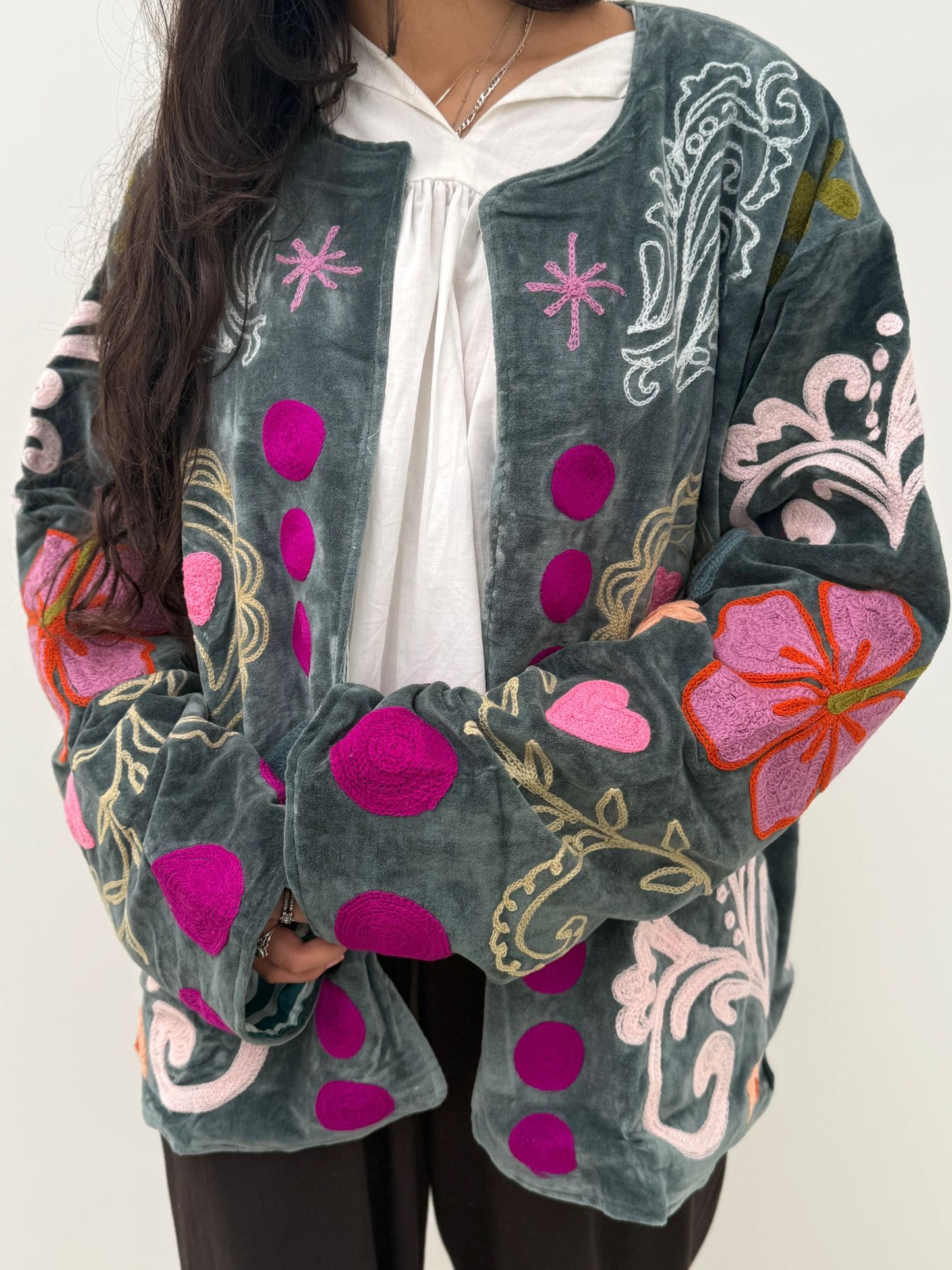 Velvet Jacket You are Loved