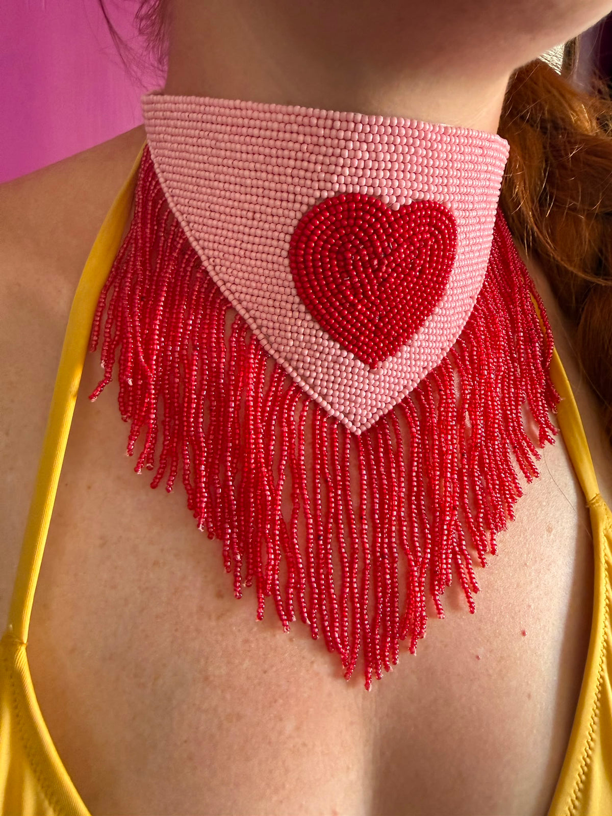 Set of 2 Festival Choker Heart