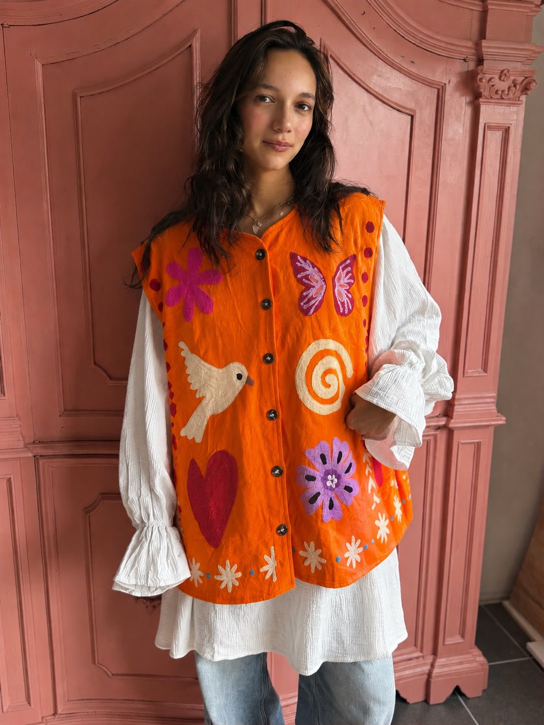 TOUT - Set of 2 Heart velvet vests