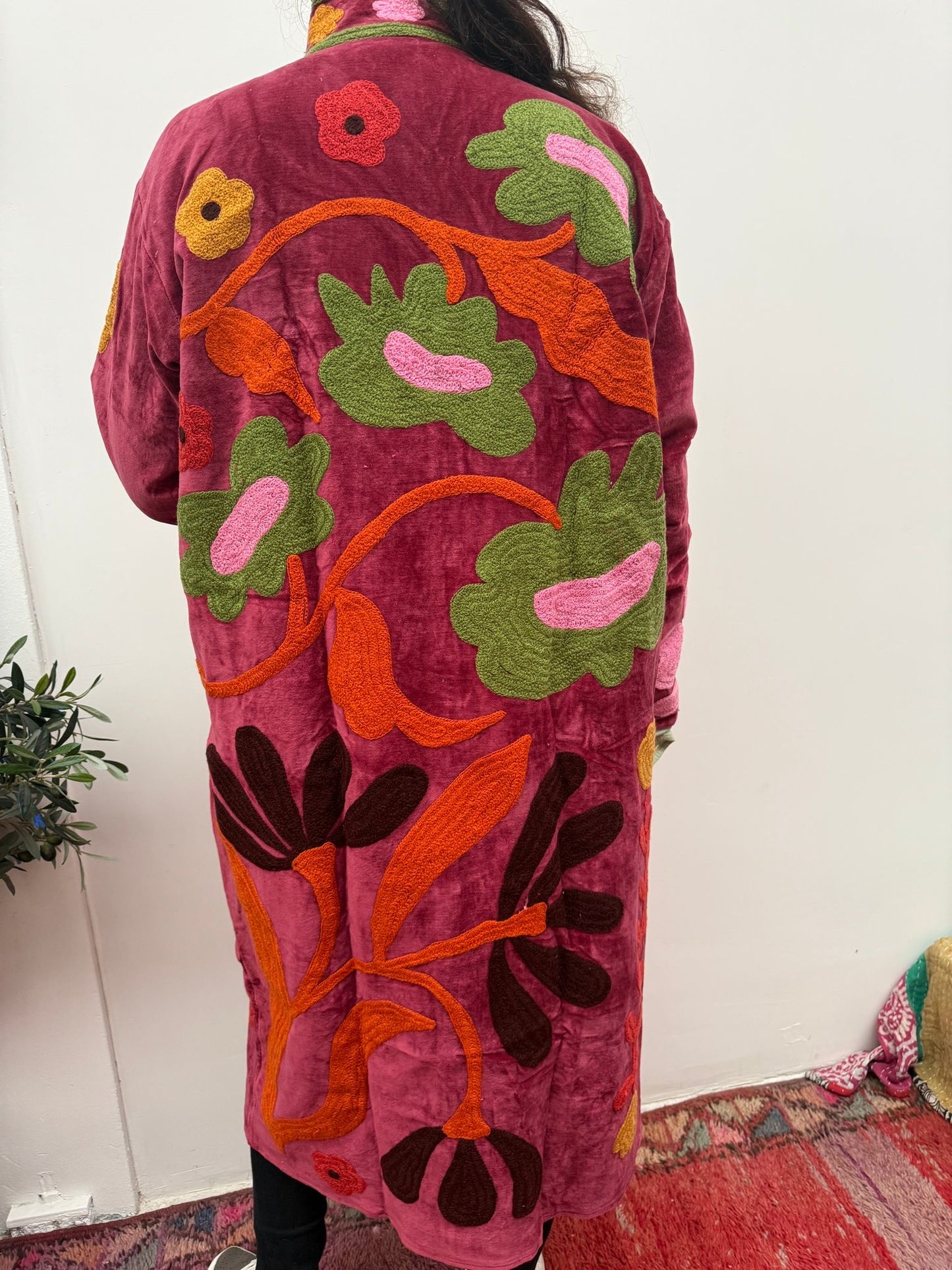 Velvet embroidery Kimmie Jacket