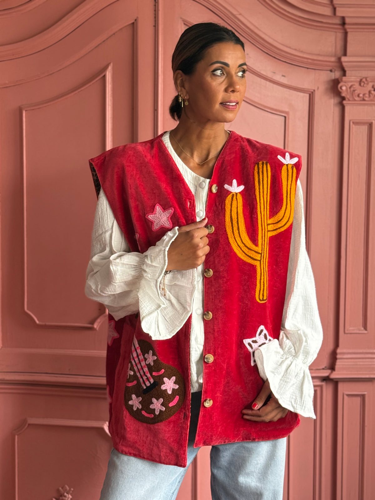TOUT - Set of 2 Cowgirl velvet vest