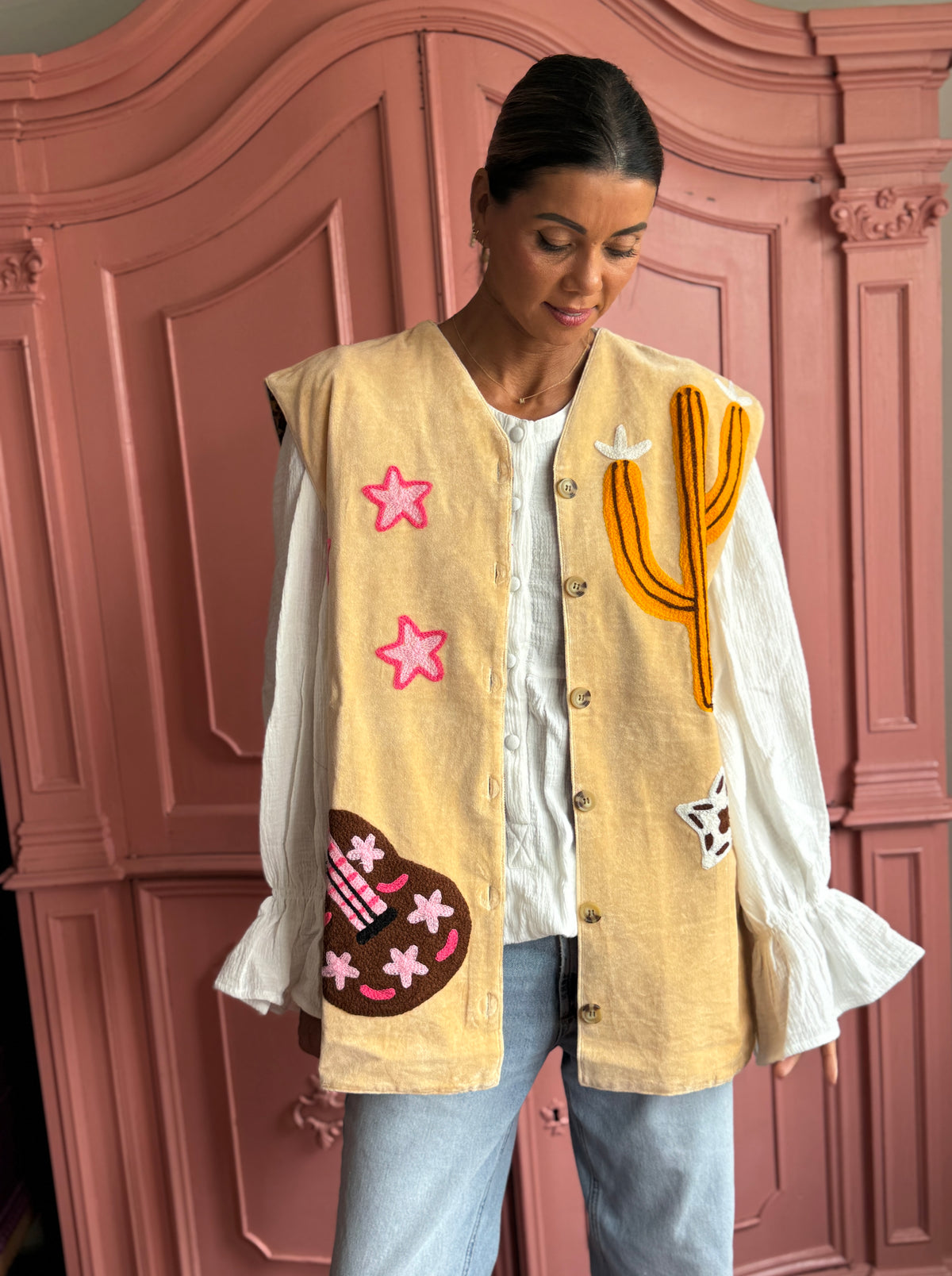 TOUT - Set of 2 Cowgirl velvet vest