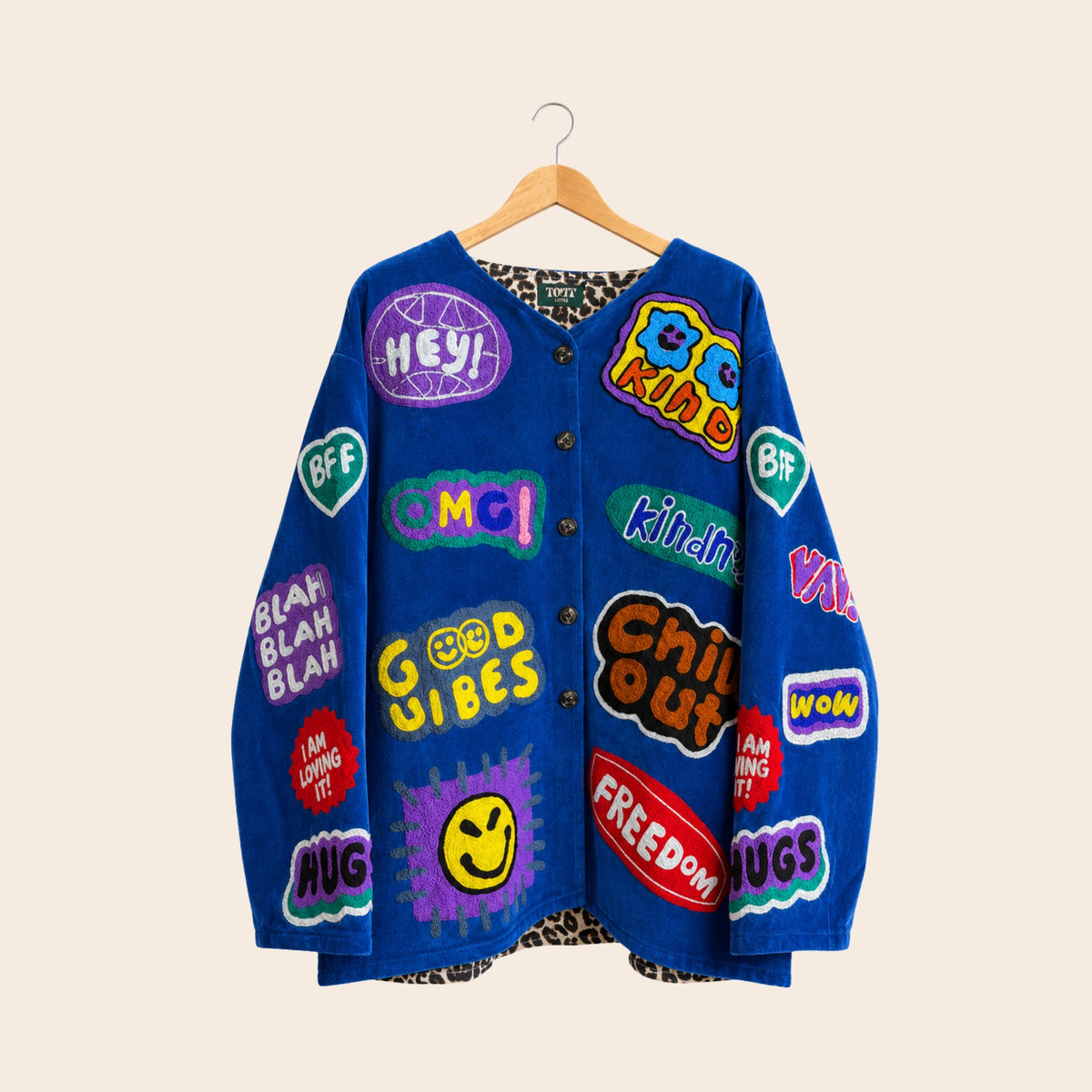 TOUT -Self love club Velvet jacket Blue