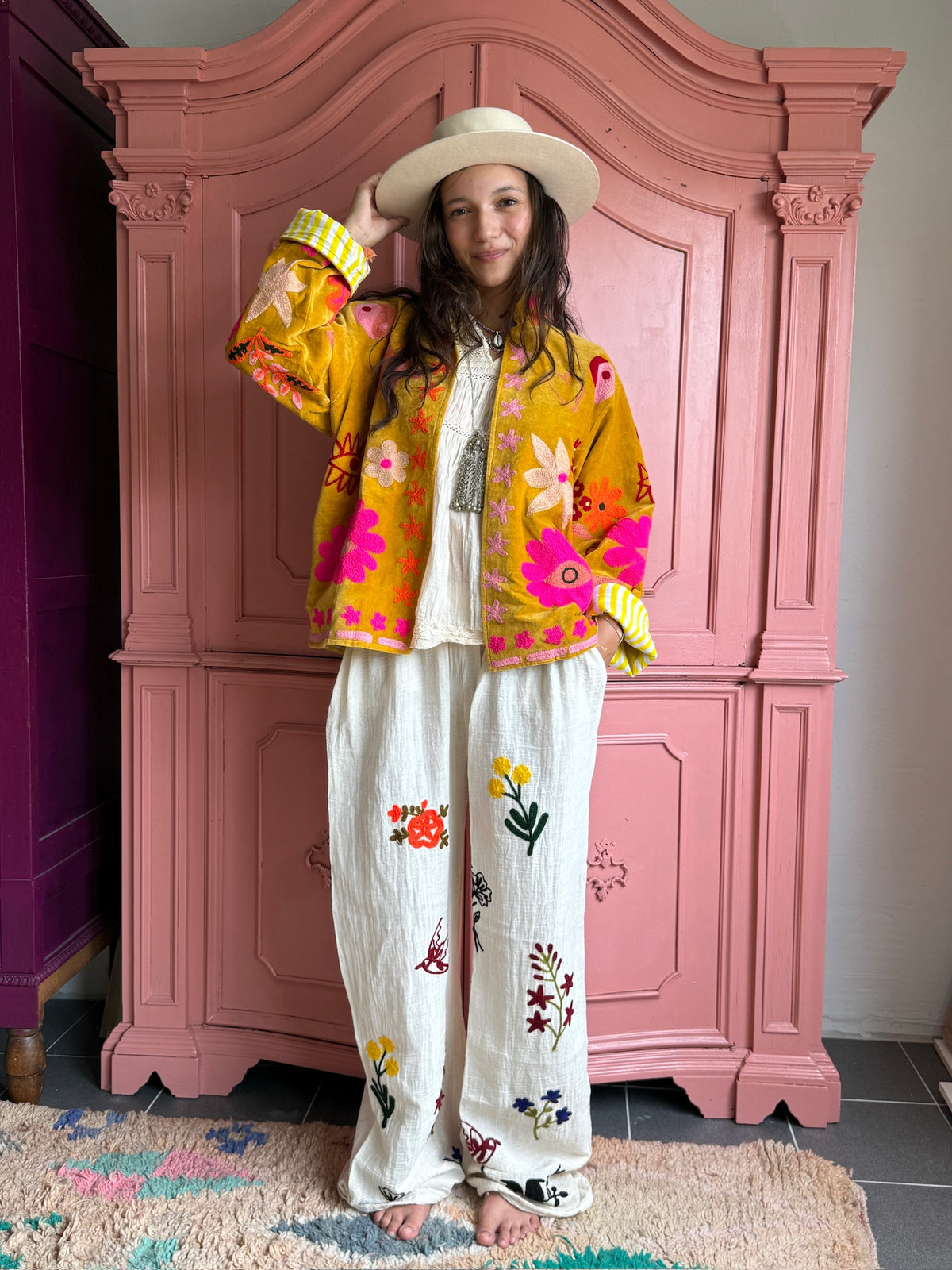 TOUT - SET OF 2 Embroidery Pants