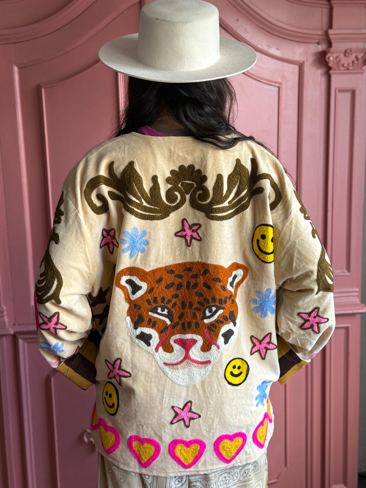 TOUT - Leopard Jacket Pink heart
