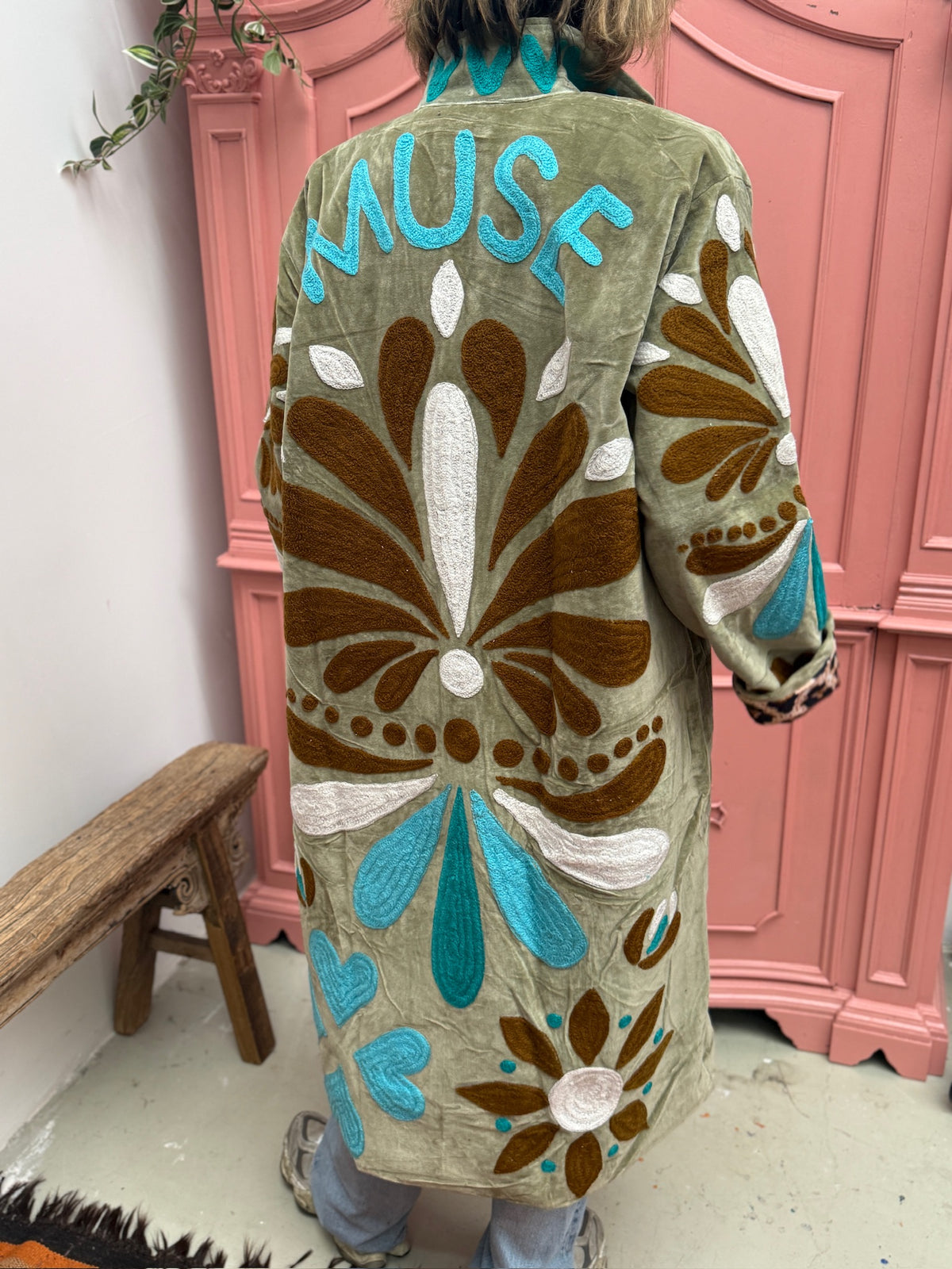 TOUT -Green-turquoise jacket Muse