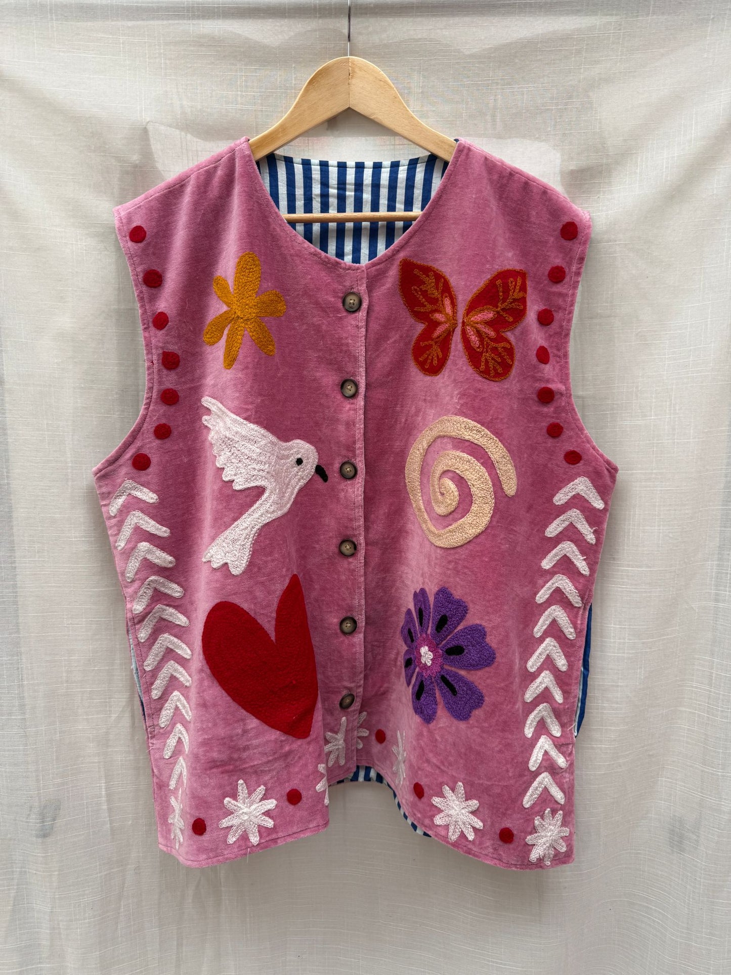 TOUT - Set of 2 Tamar Vest Velvet Pink