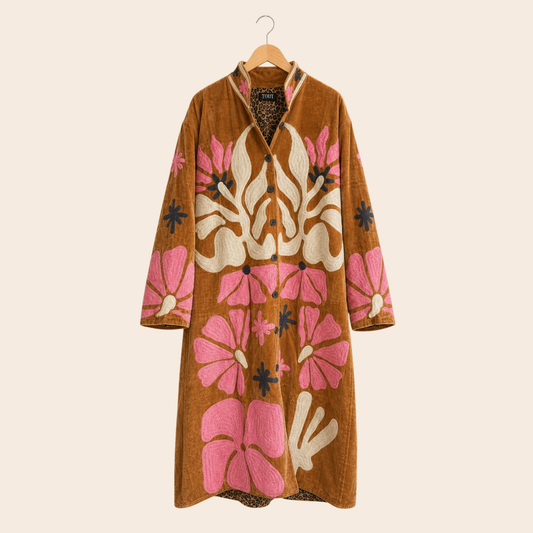 TOUT -Long flower coat