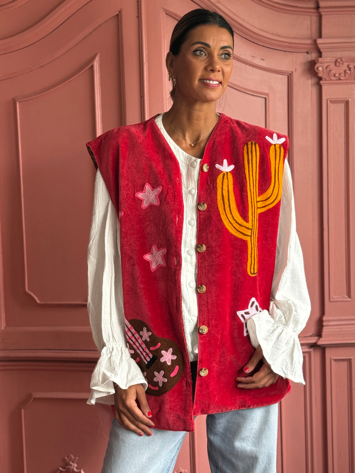 TOUT - Set of 2 Cowgirl velvet vest