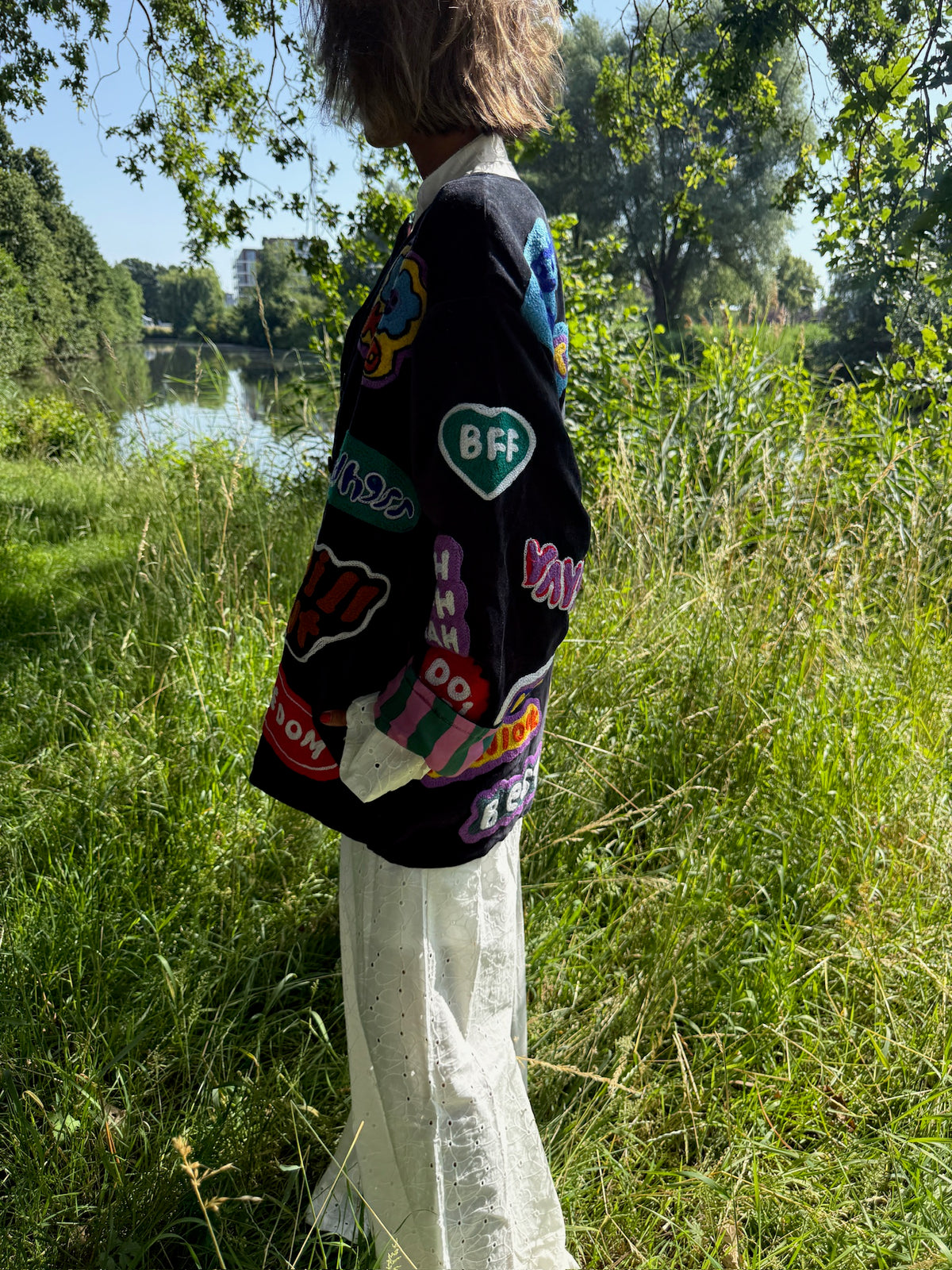 TOUT -Self love club Velvet jacket