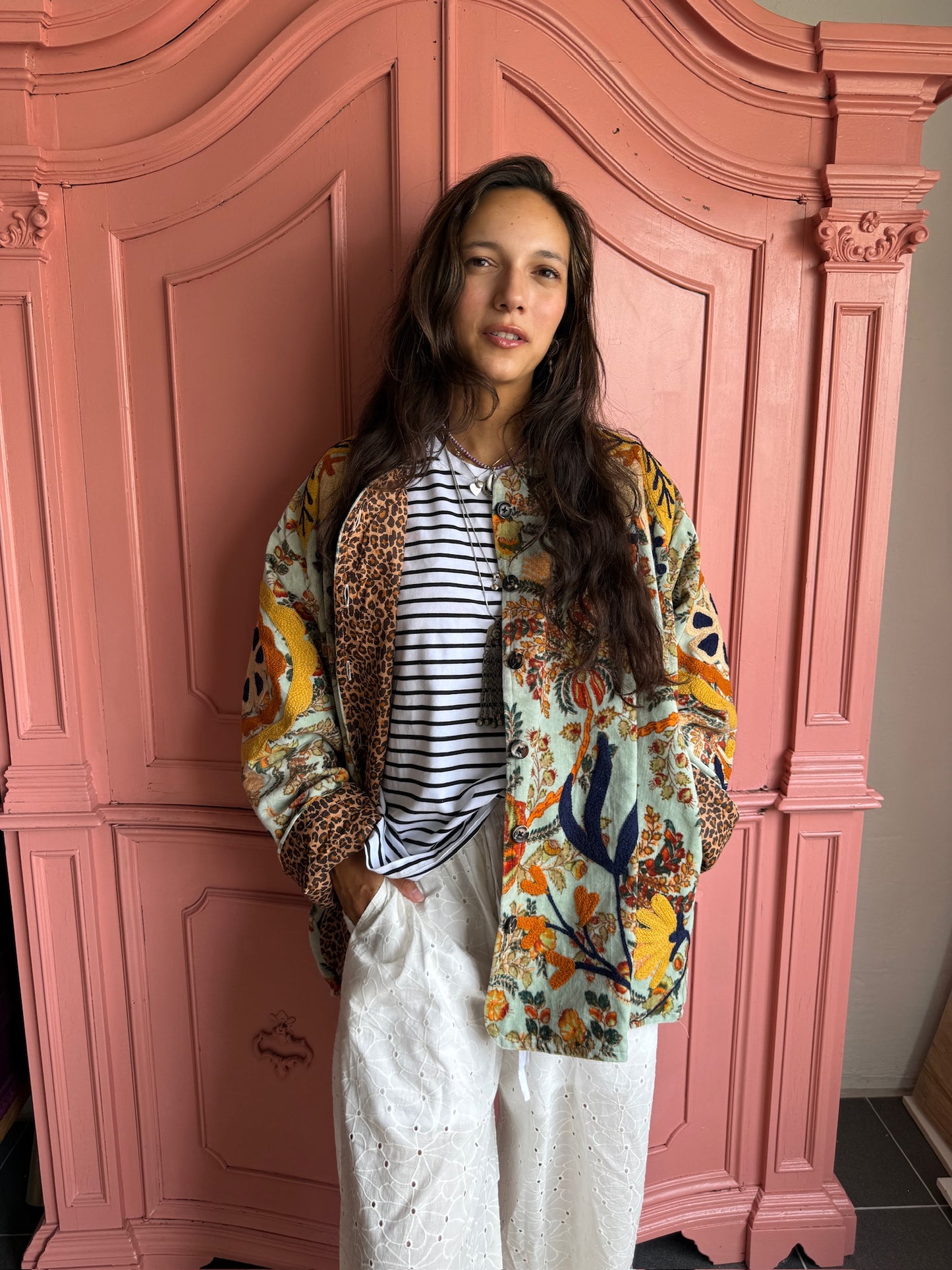 TOUT - Lily Velvet Jacket Flowers