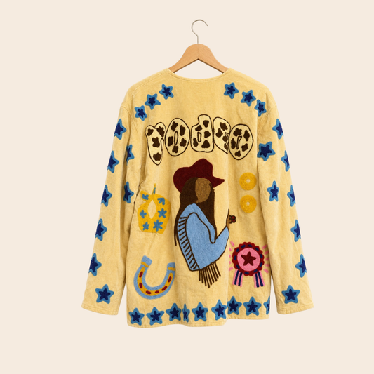 Velvet Jacket Cowgirl butteryellow