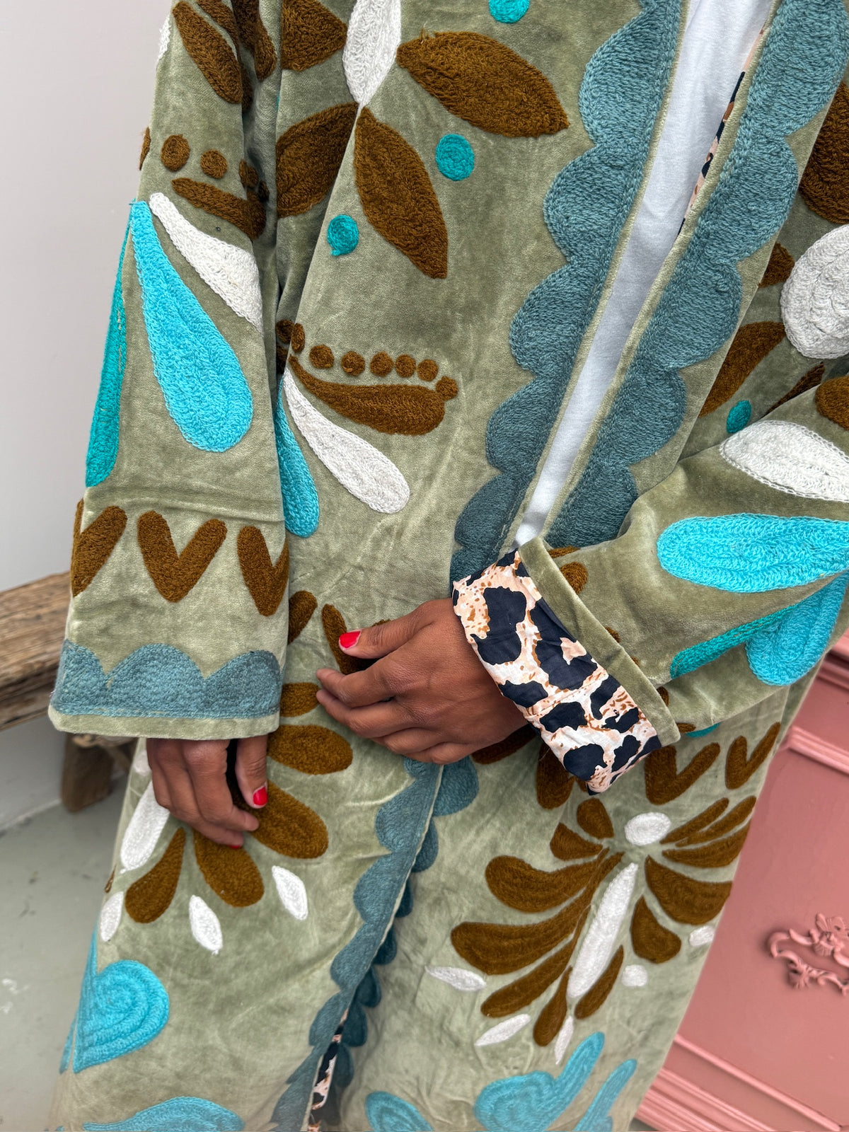 TOUT -Green-turquoise jacket Muse