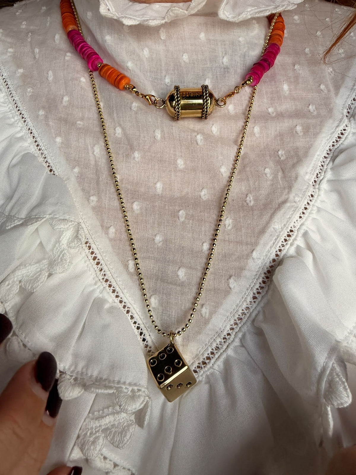 Tout - Ketting dobbelsteen SET of 3