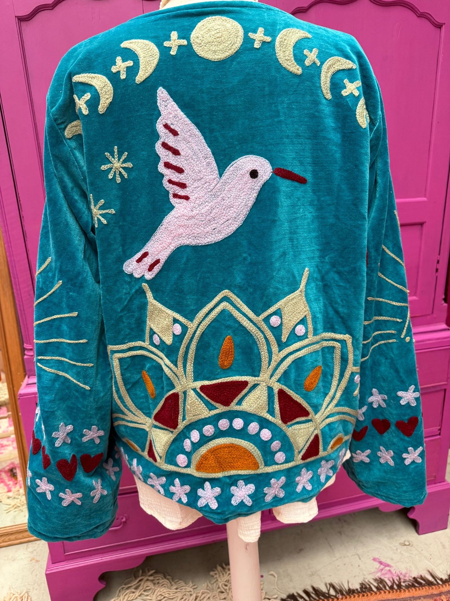 Velvet Jacket kolibrie.