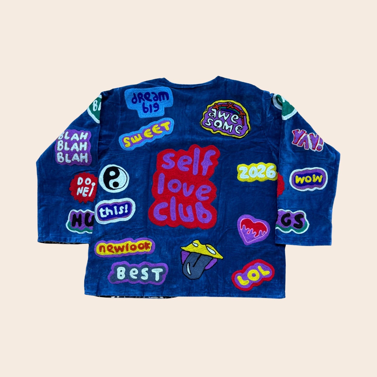 TOUT -Self love club Velvet jacket Blue