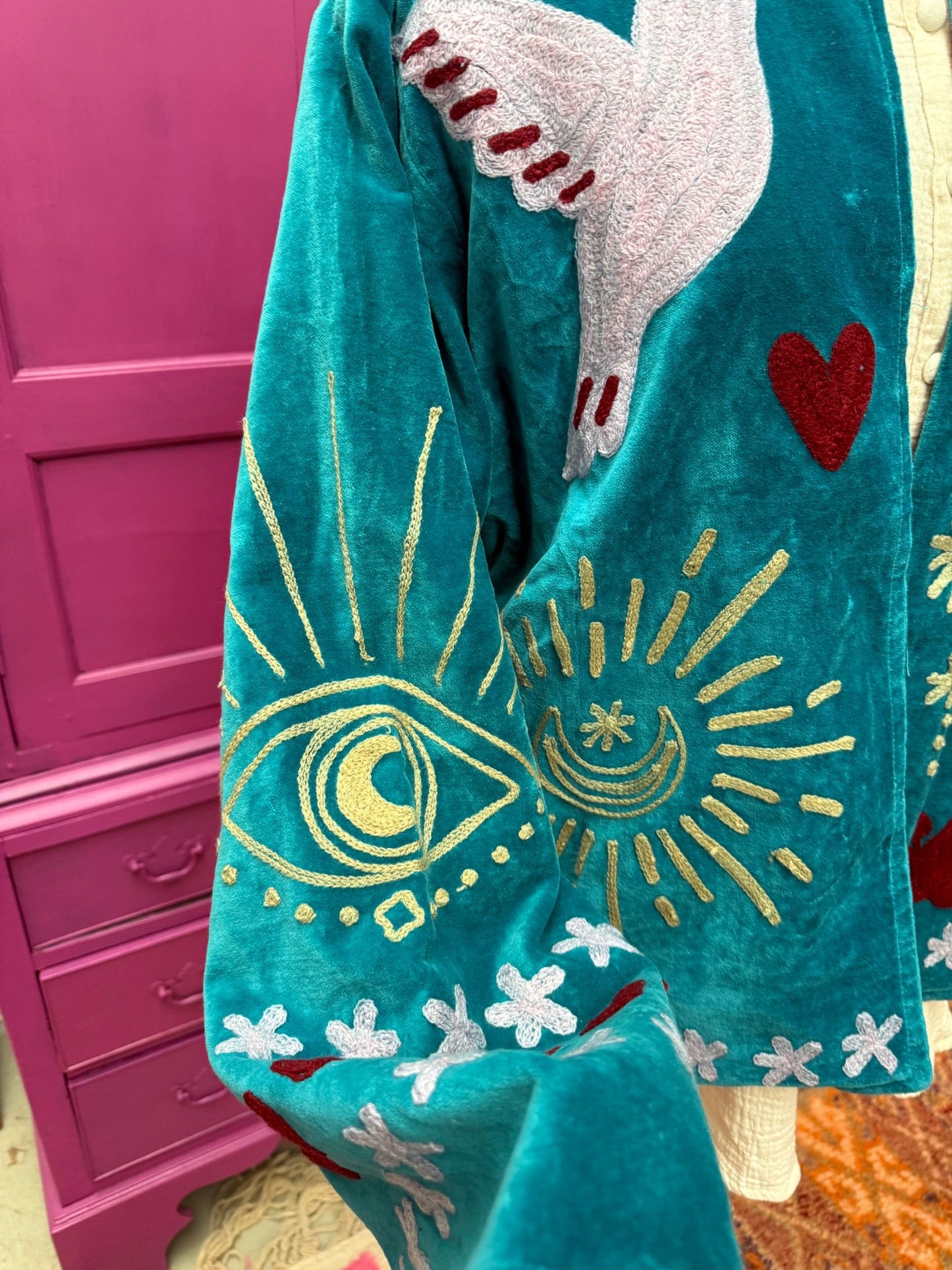 Velvet Jacket kolibrie.