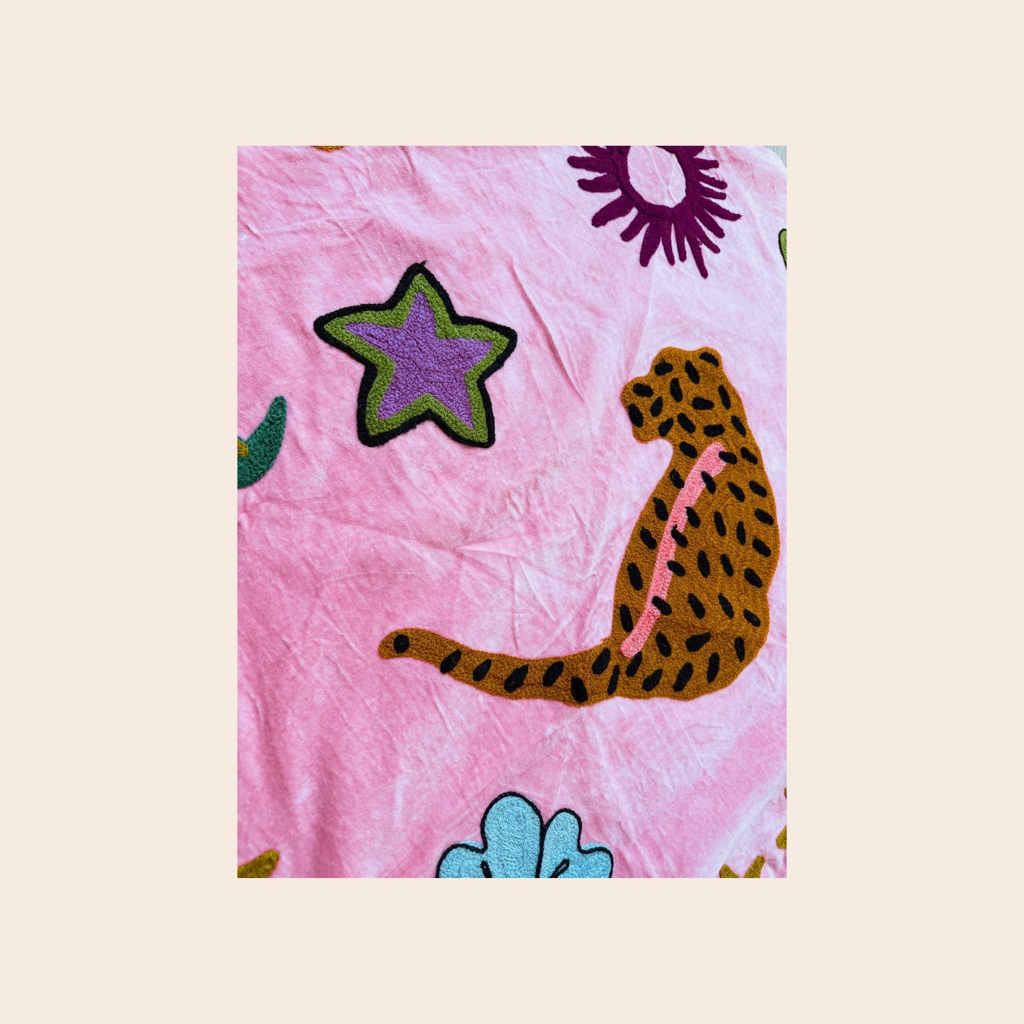 TOUT -  Jojo Velvet sjaal Pink