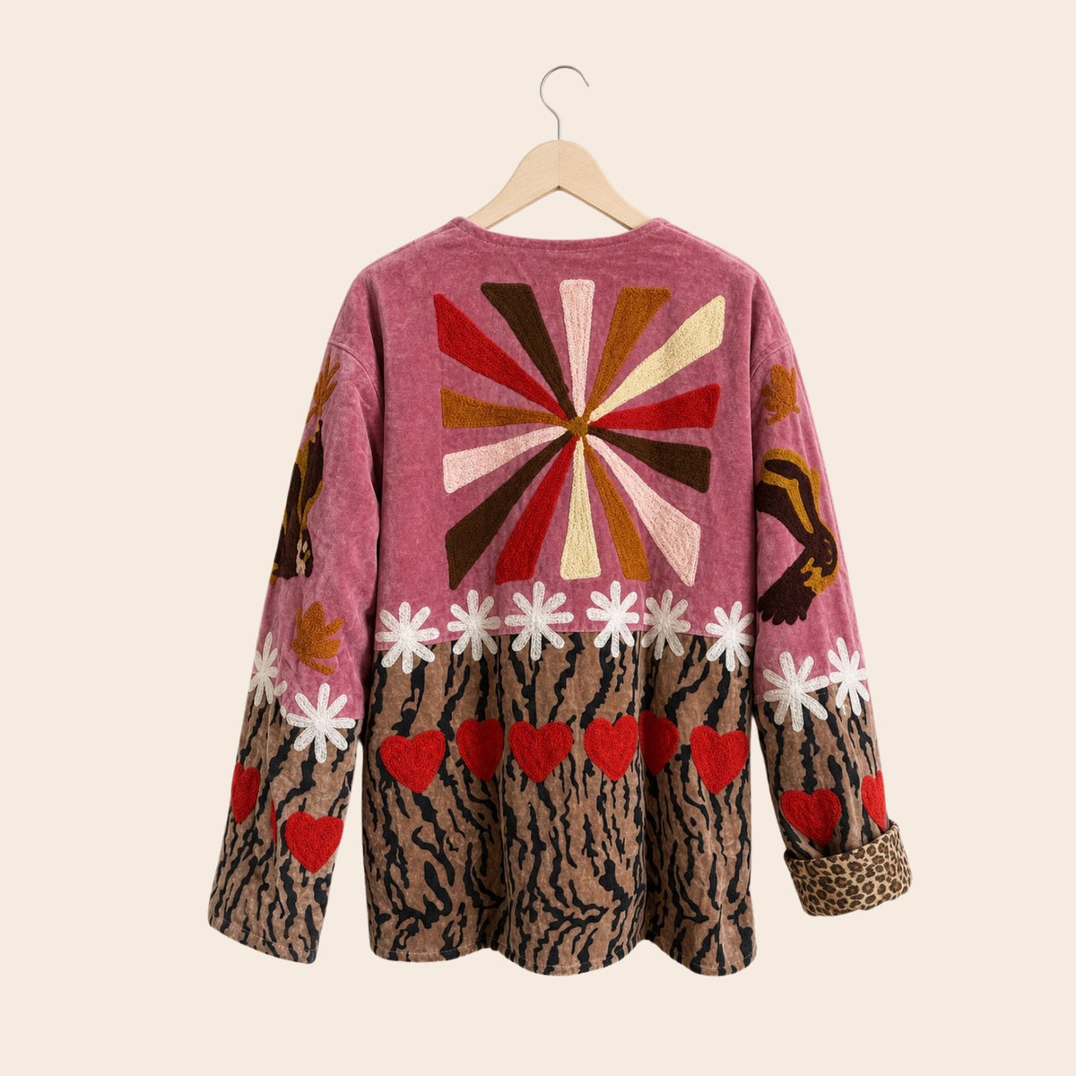 TOUT -Tiger pink hearts Jacket
