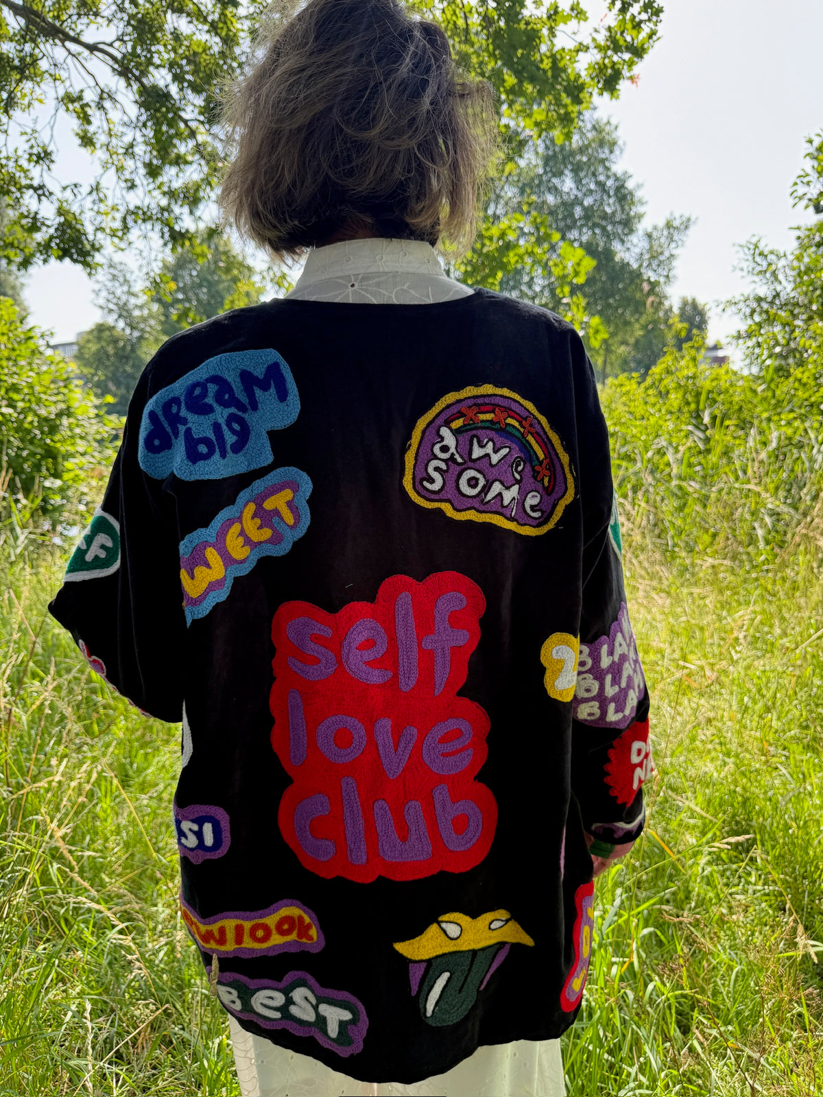 TOUT -Self love club Velvet jacket