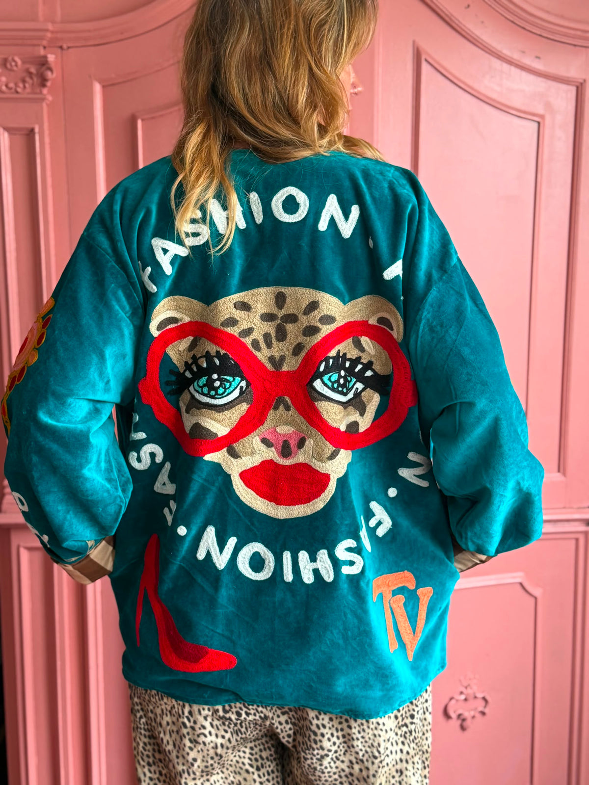 TOUT - Loud Luxury Jacket Velvet Teal