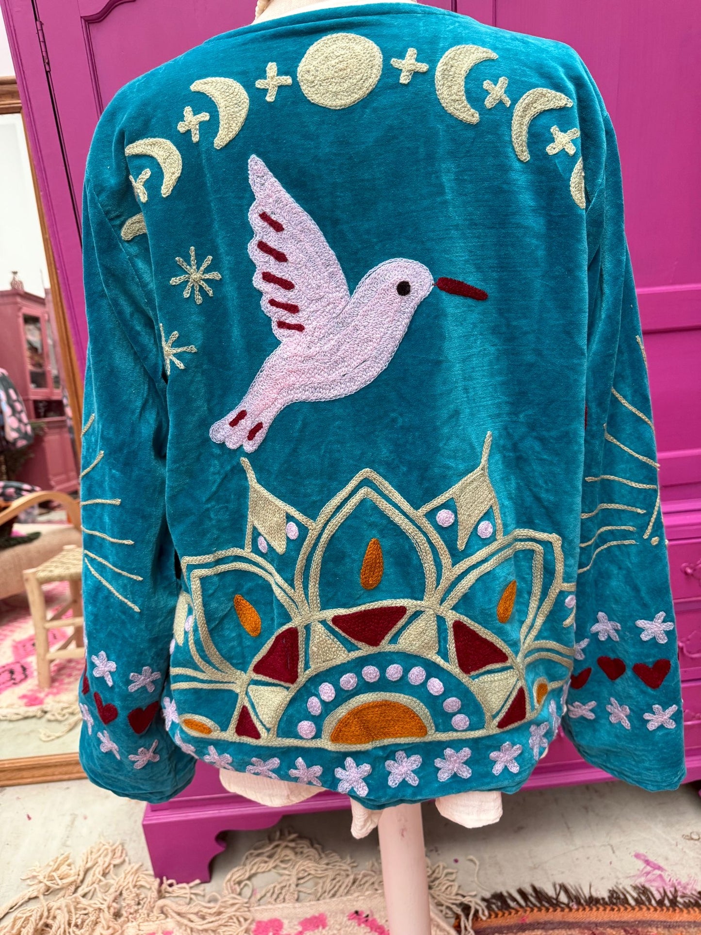 Velvet Jacket kolibrie.
