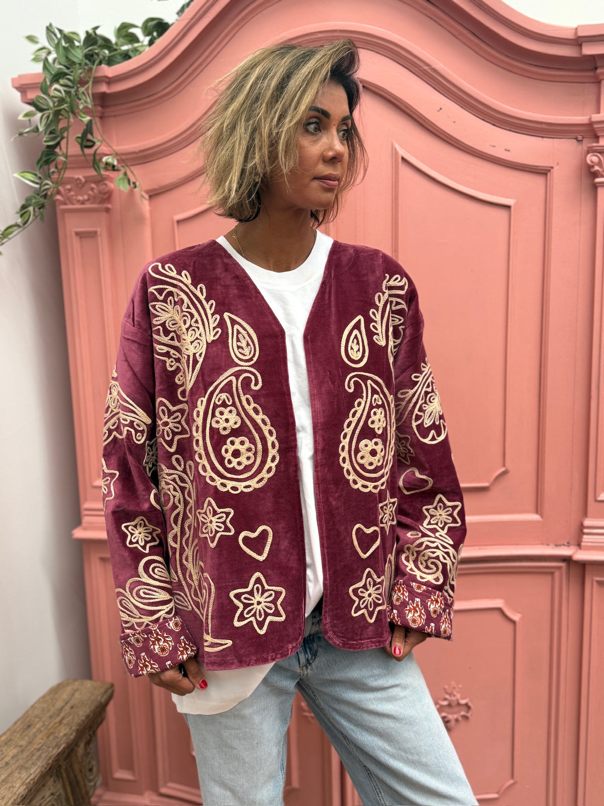TOUT - African beauty Jacket Velvet