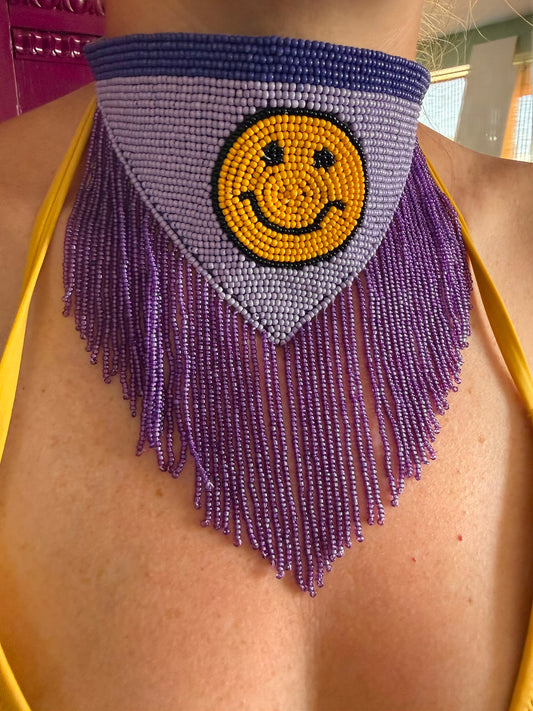 Set of 2 Festival Choker Smiley
