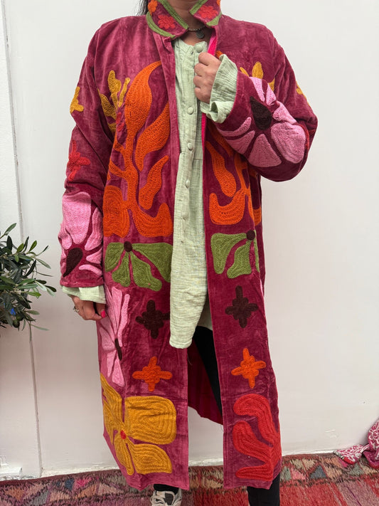 Velvet embroidery Kimmie Jacket