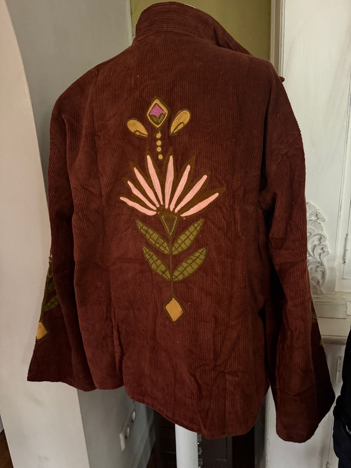 Corduroy Jacket Bordeaux