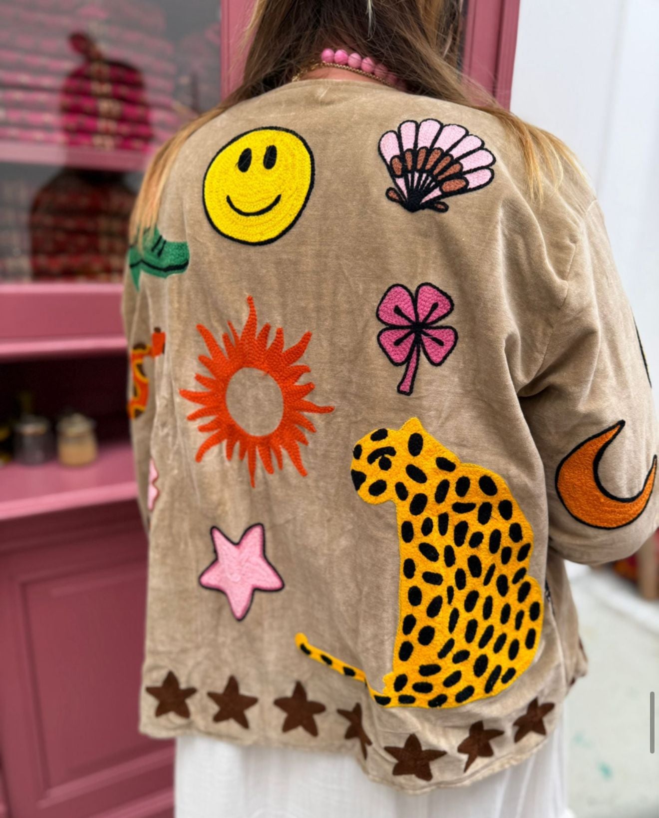 Velvet embroidery Ella jacket