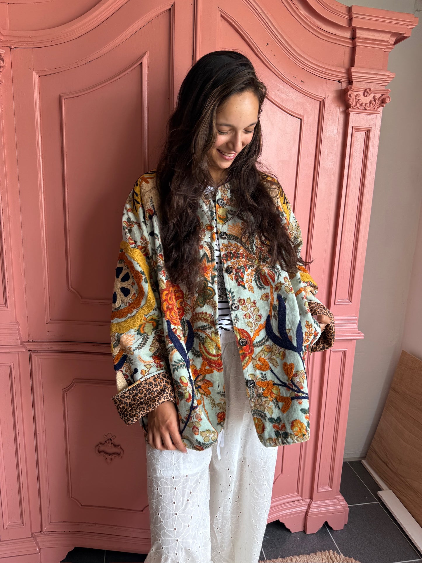 TOUT - Lily Velvet Jacket Flowers