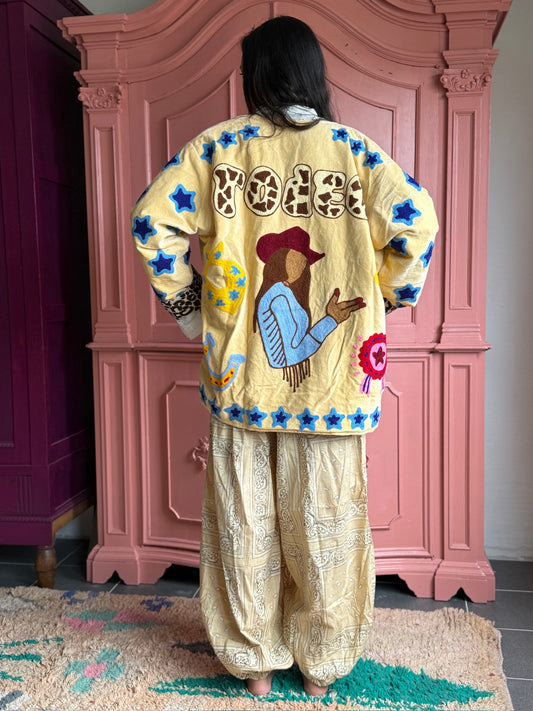 Velvet Jacket Cowgirl butteryellow