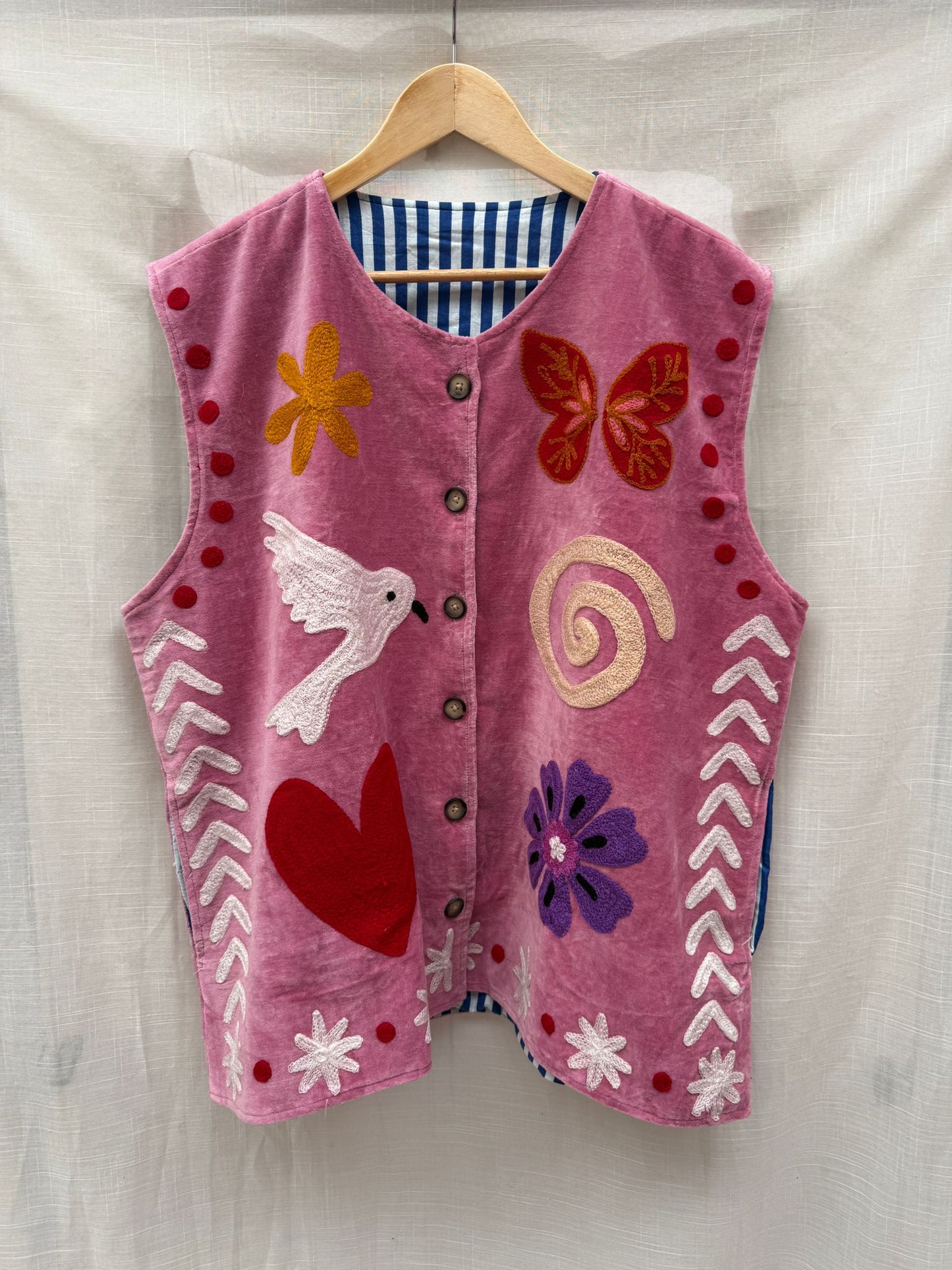 TOUT - Set of 2 Tamar Vest Velvet Pink