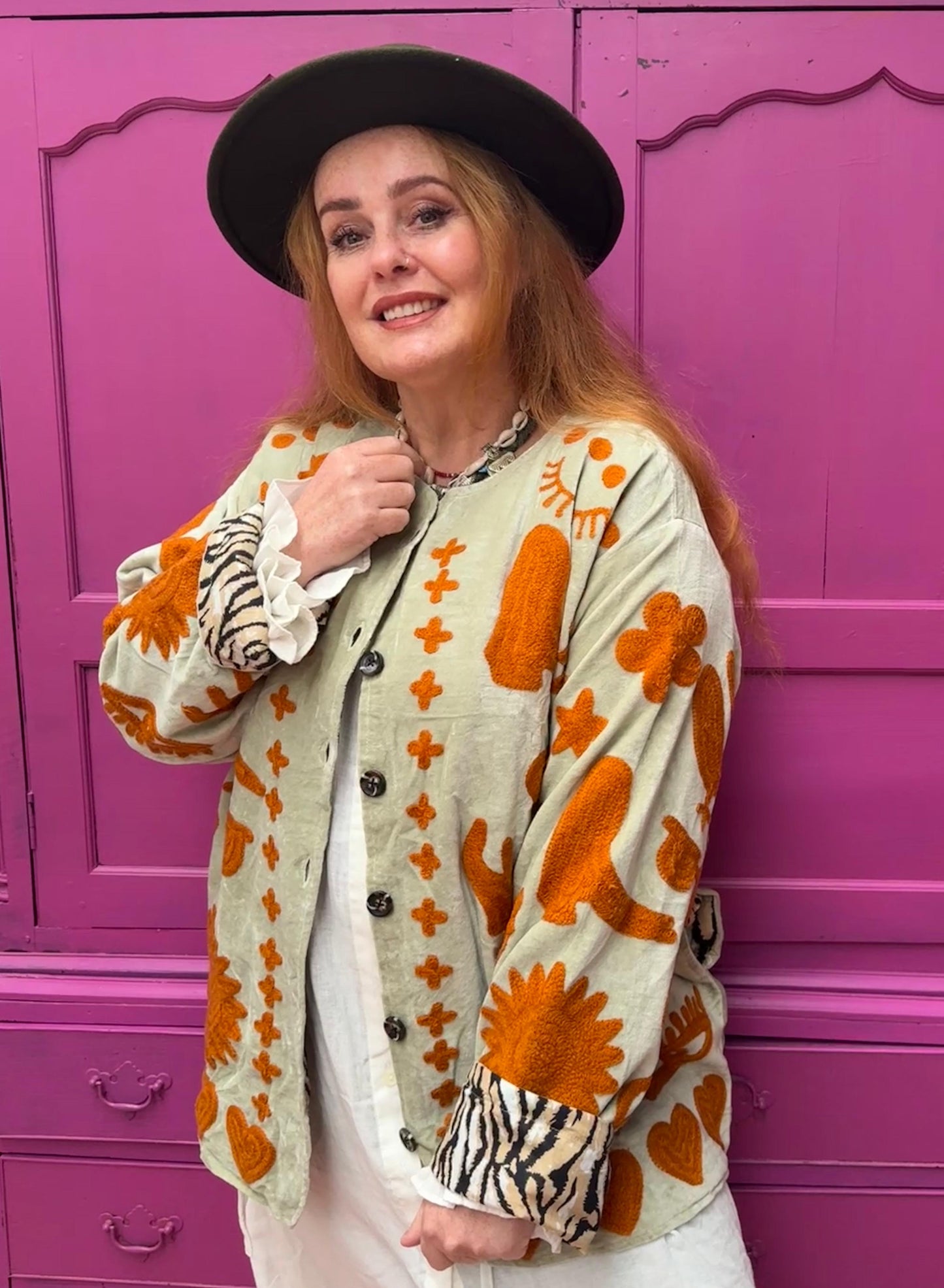 Velvet Jacket DREAM Pistache