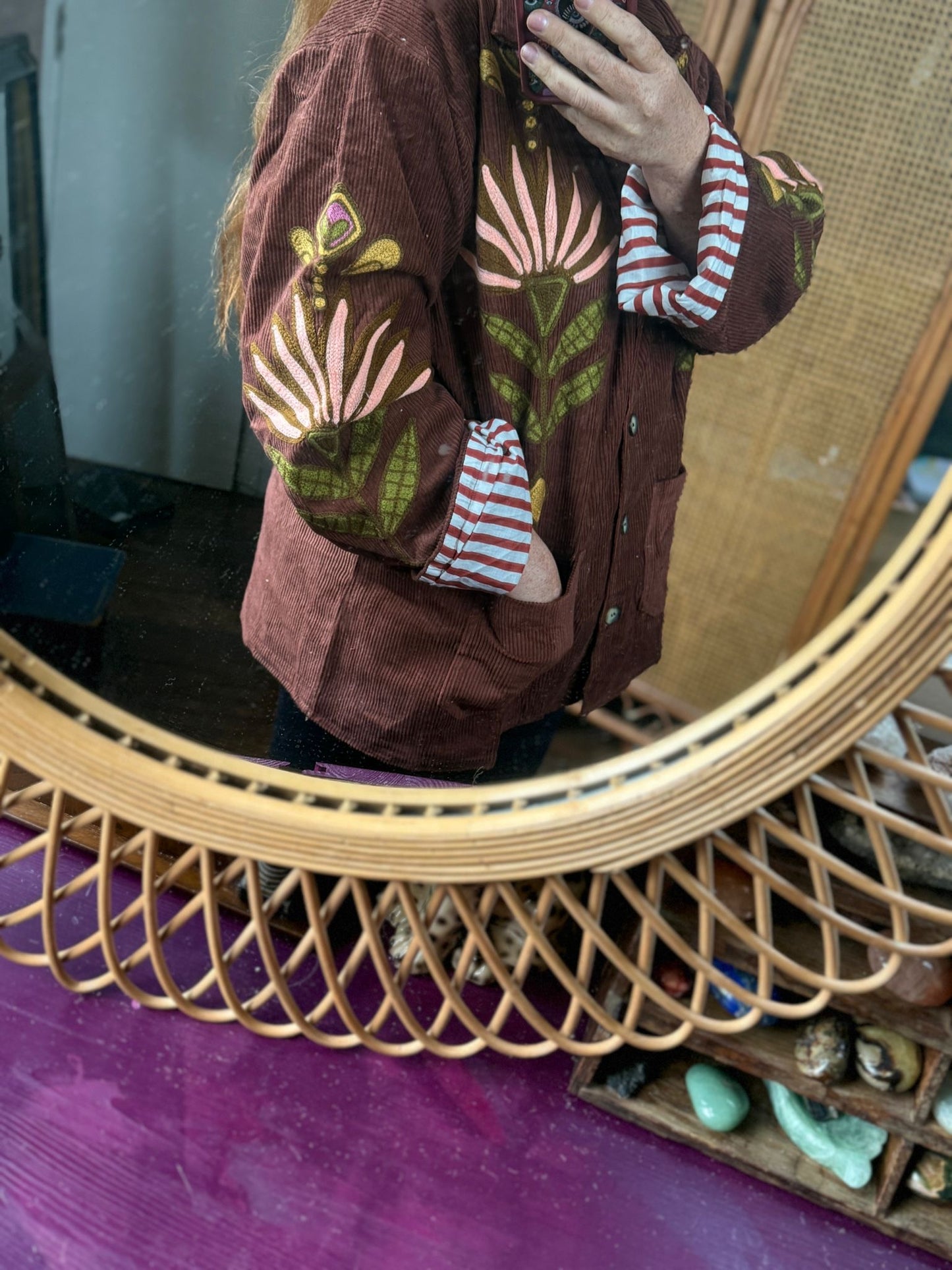 Corduroy Jacket Bordeaux