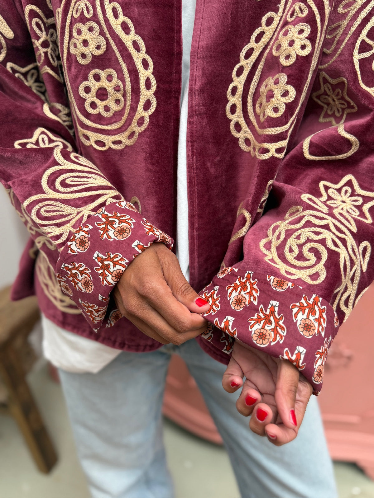 TOUT - African beauty Jacket Velvet