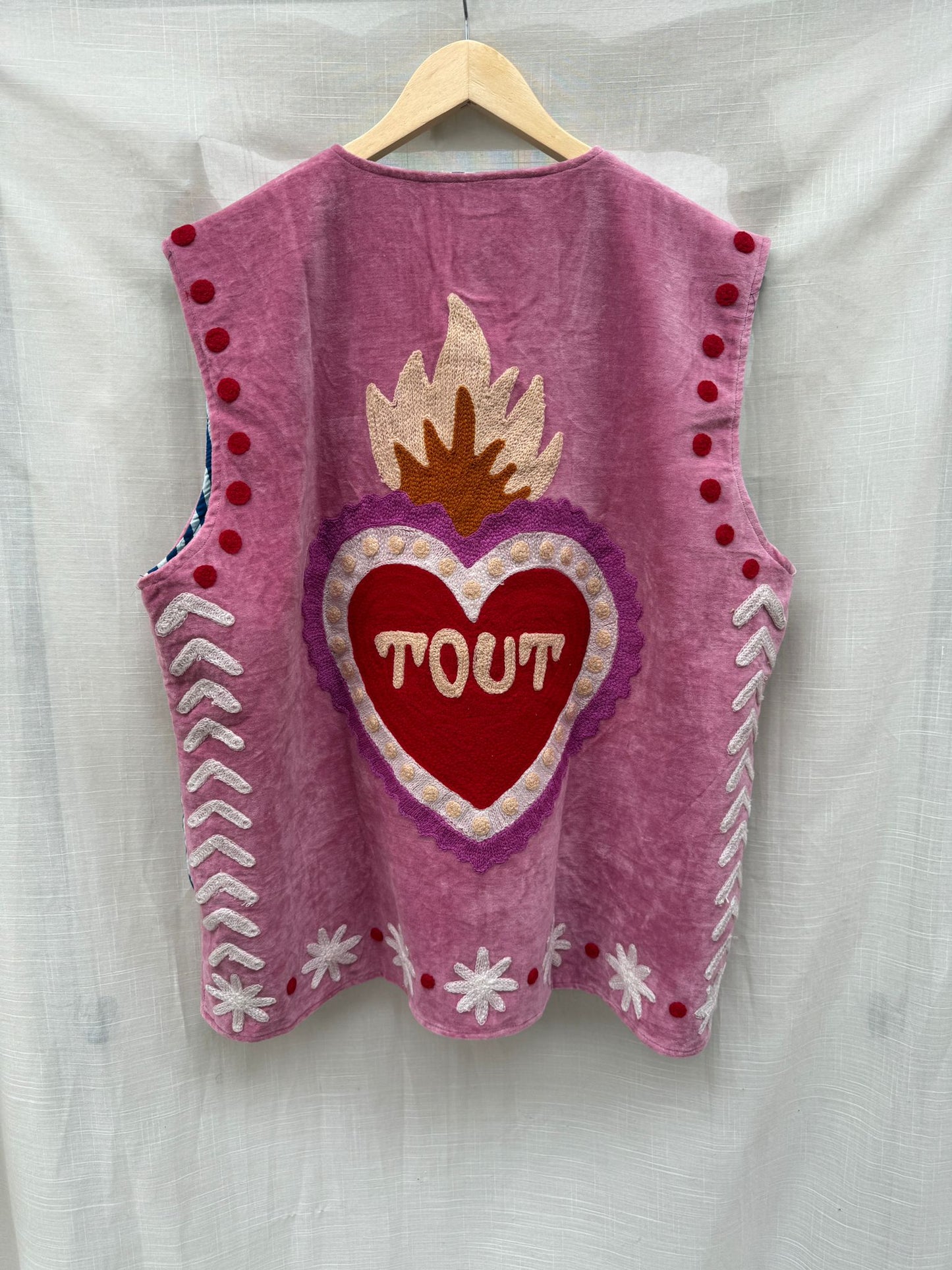 TOUT - Set of 2 Tamar Vest Velvet Pink