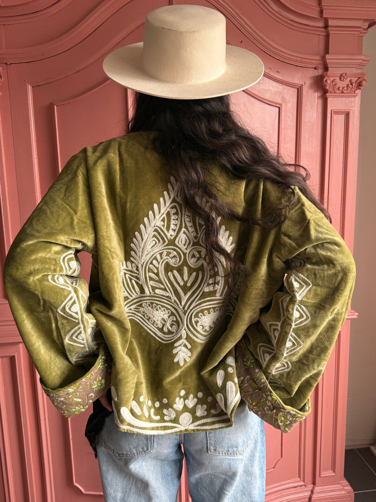 TOUT - Yasmine Jacket Velvet Green
