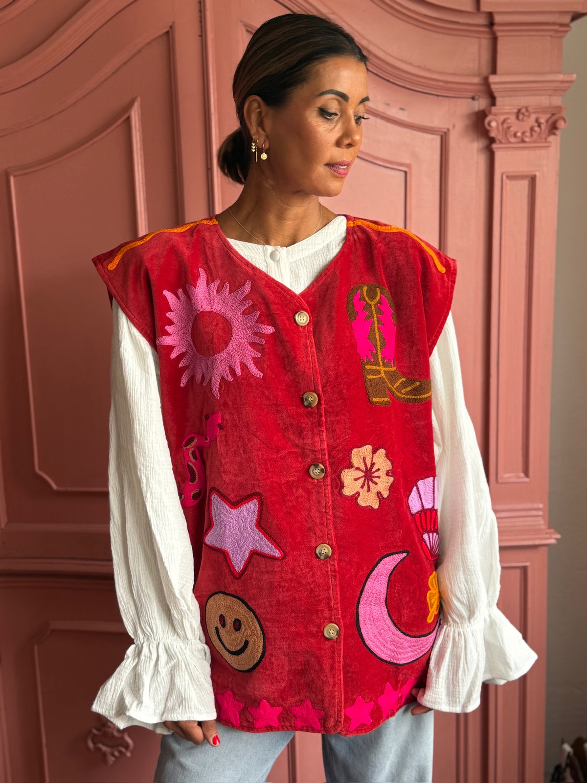 TOUT - Set of 2 Ella velvet vests