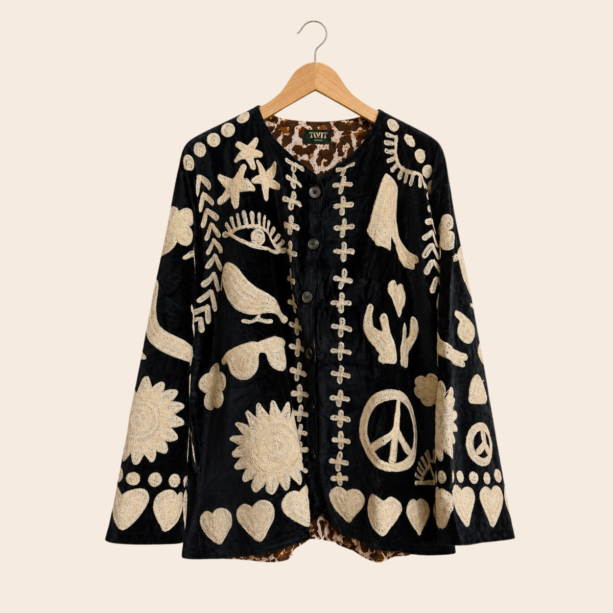 TOUT - Dream Jacket Velvet  Black