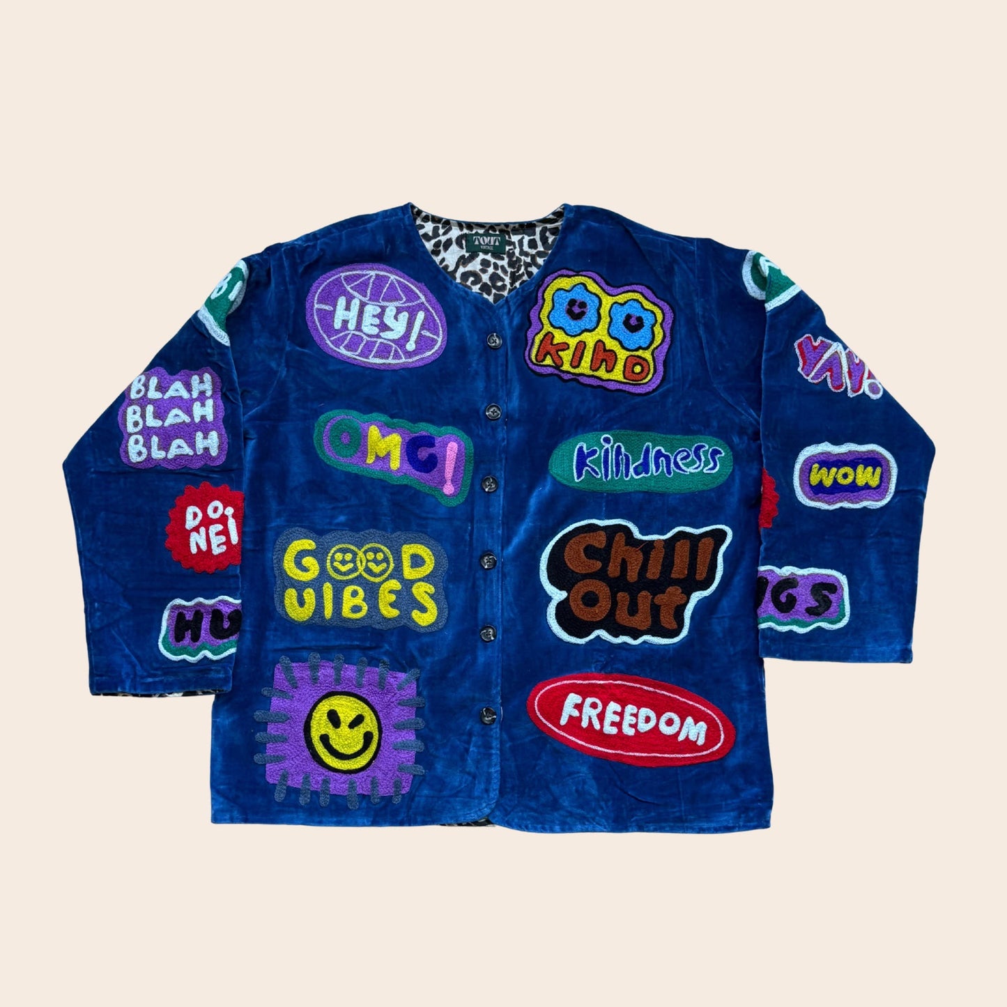 TOUT -Self love club Velvet jacket Blue