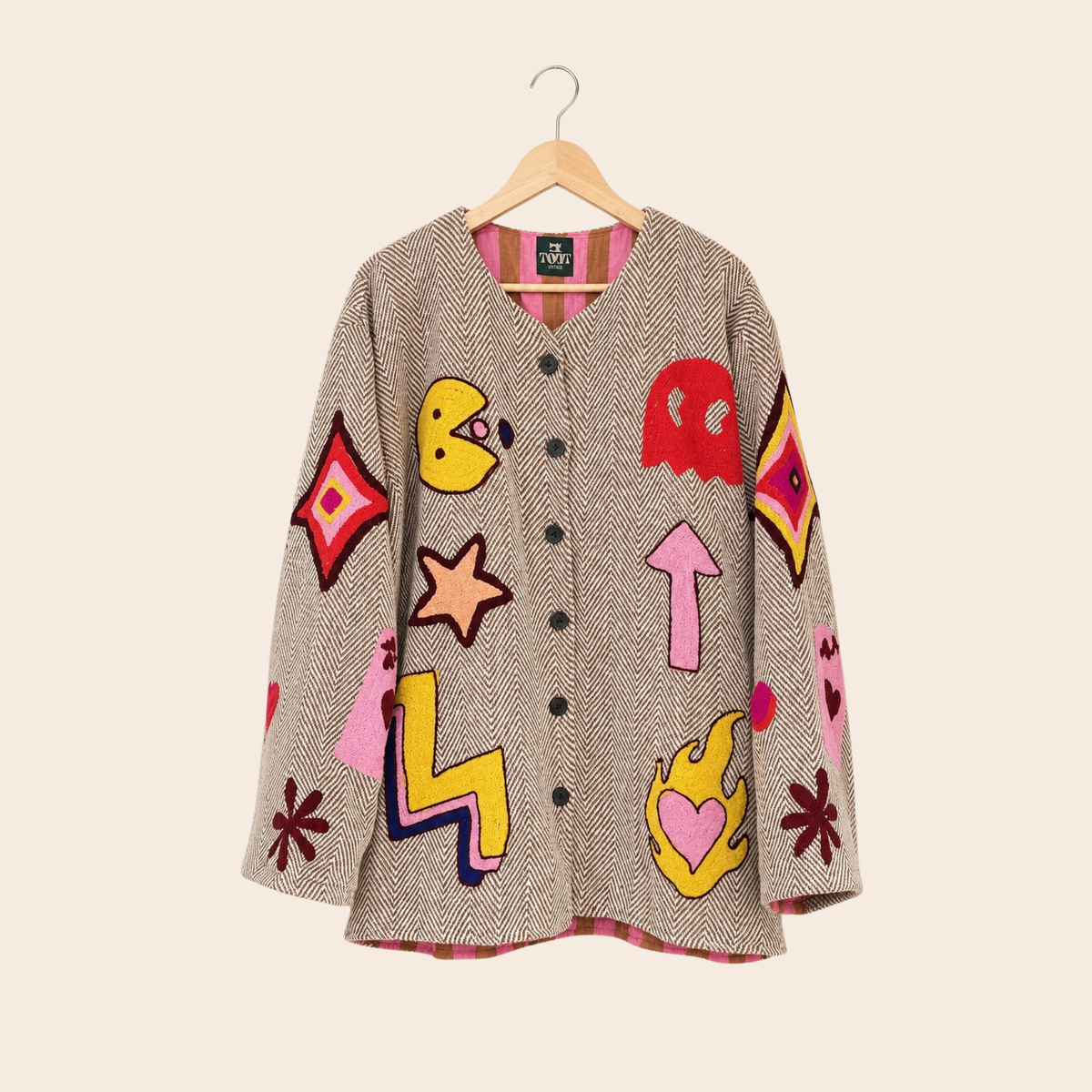 TOUT  Tweed Jacket Pacman